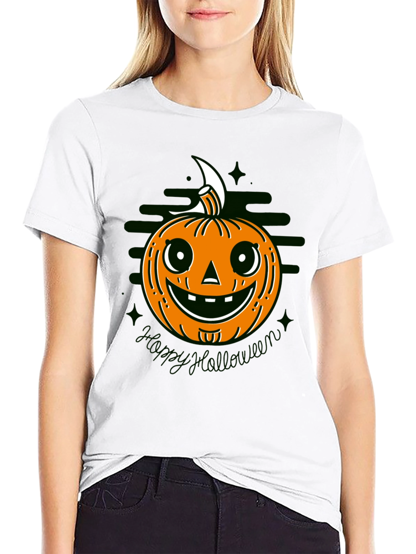 Halloween Pumpkin Graphic Tee