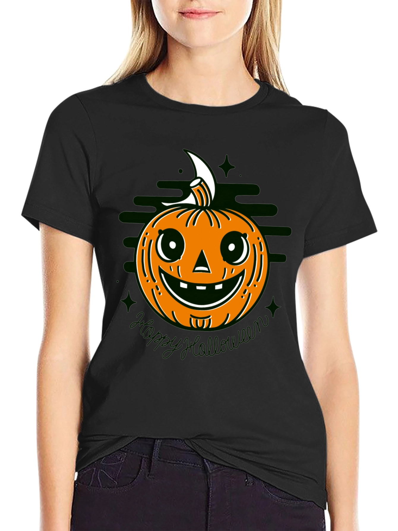 Halloween Pumpkin Graphic Tee