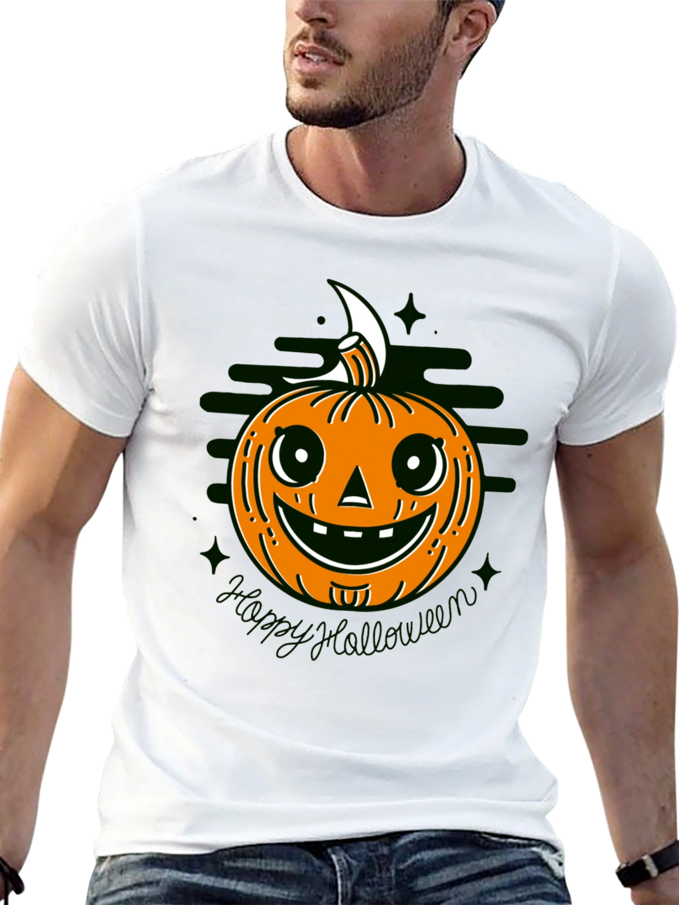 Halloween Pumpkin Graphic Tee