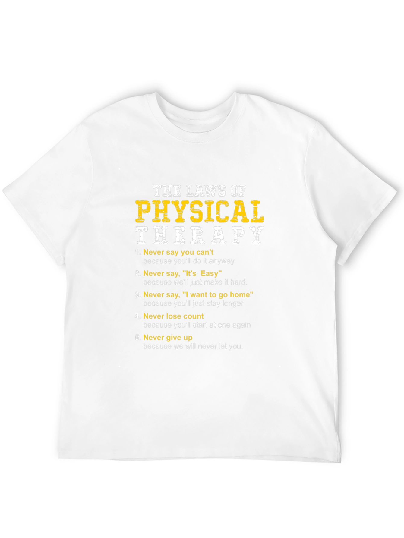 The Laws of Physical Therapy T-Shirt