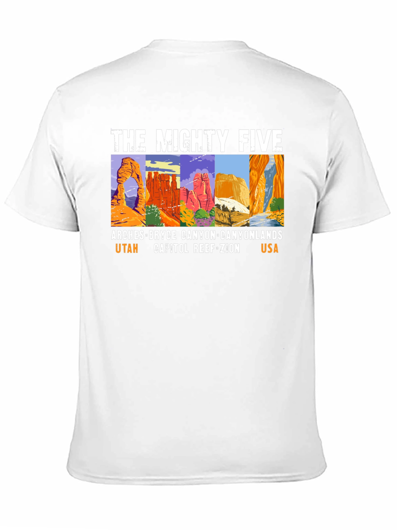 The Mighty Five Utah National Parks T-Shirt