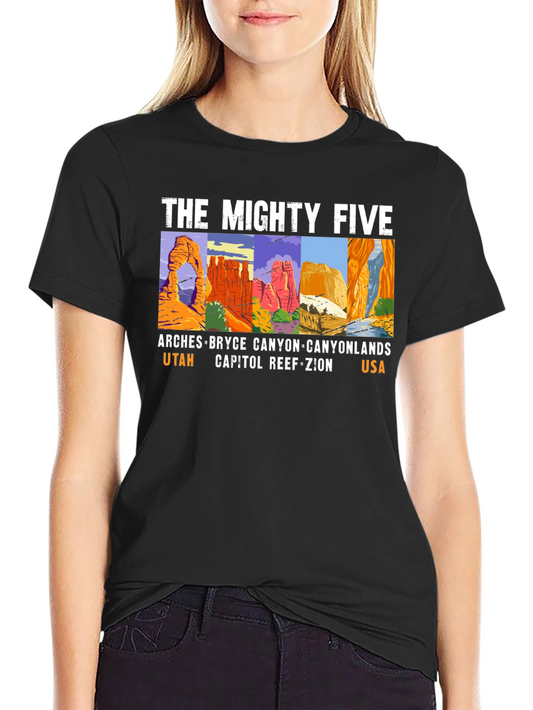 The Mighty Five Utah National Parks T-Shirt