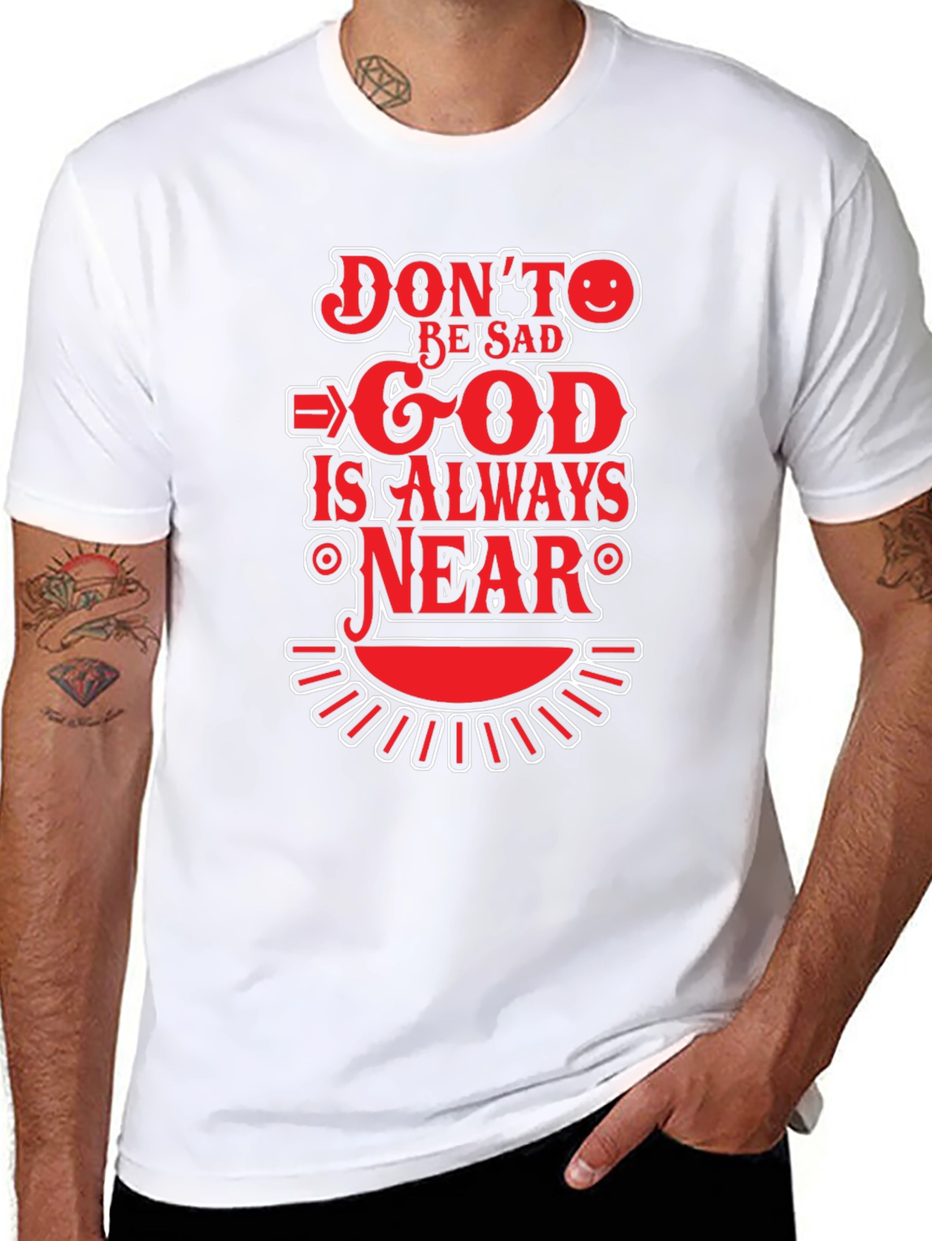 God Is Always Near Graphic T-Shirt
