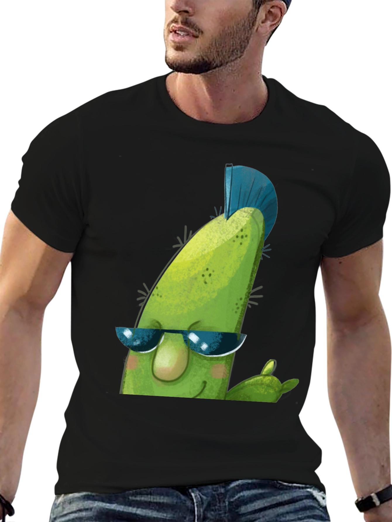 Cool Cactus Graphic Tee - Rock On!