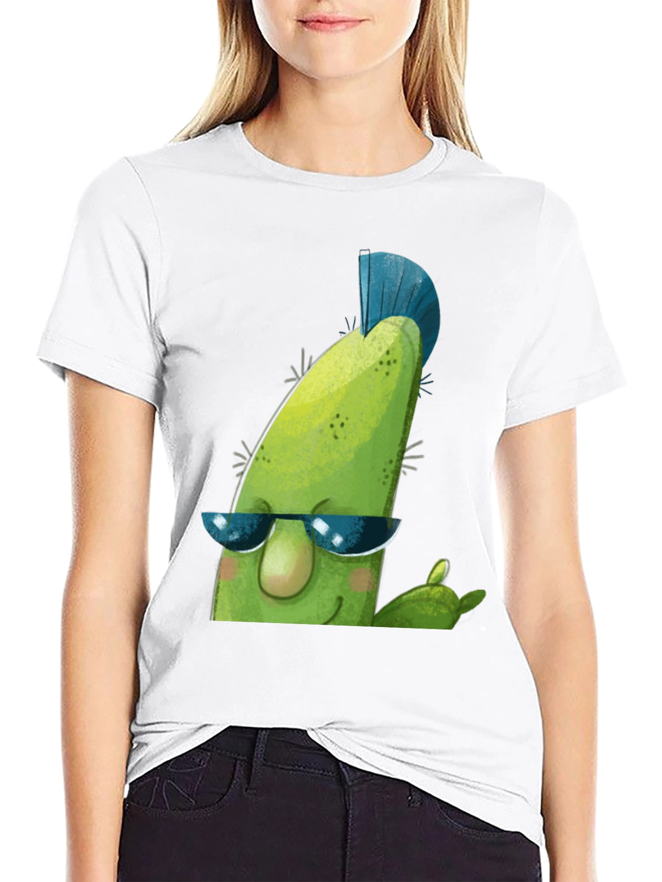 Cool Cactus Graphic Tee - Rock On!
