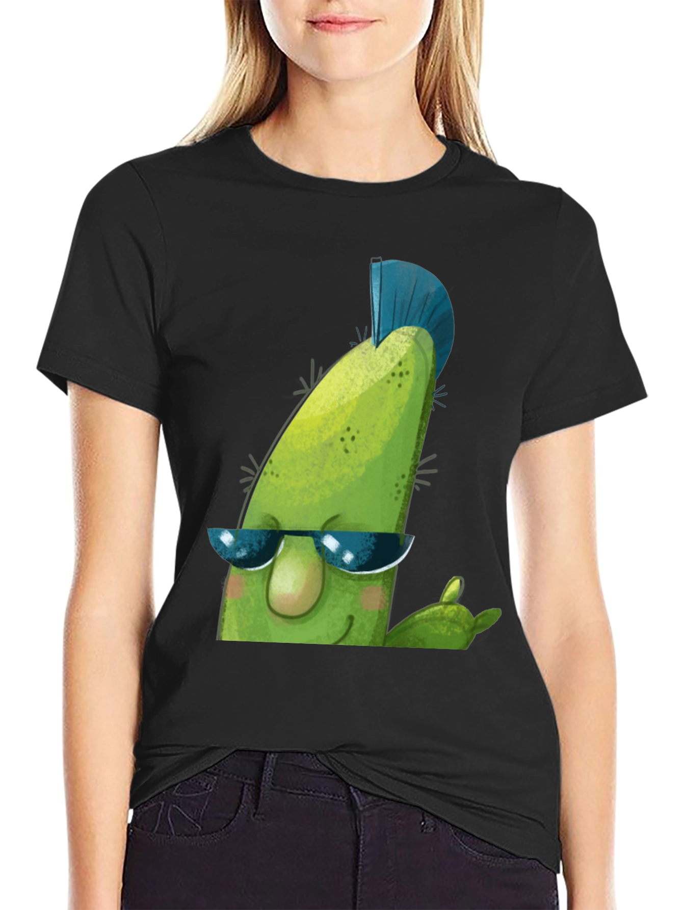 Cool Cactus Graphic Tee - Rock On!