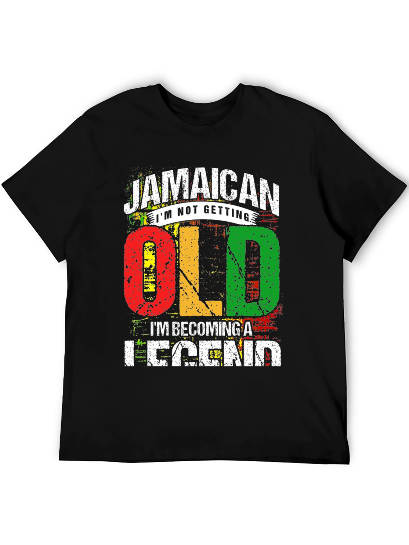 Jamaican Legend Graphic T-Shirt - Novelty Birthday Gift
