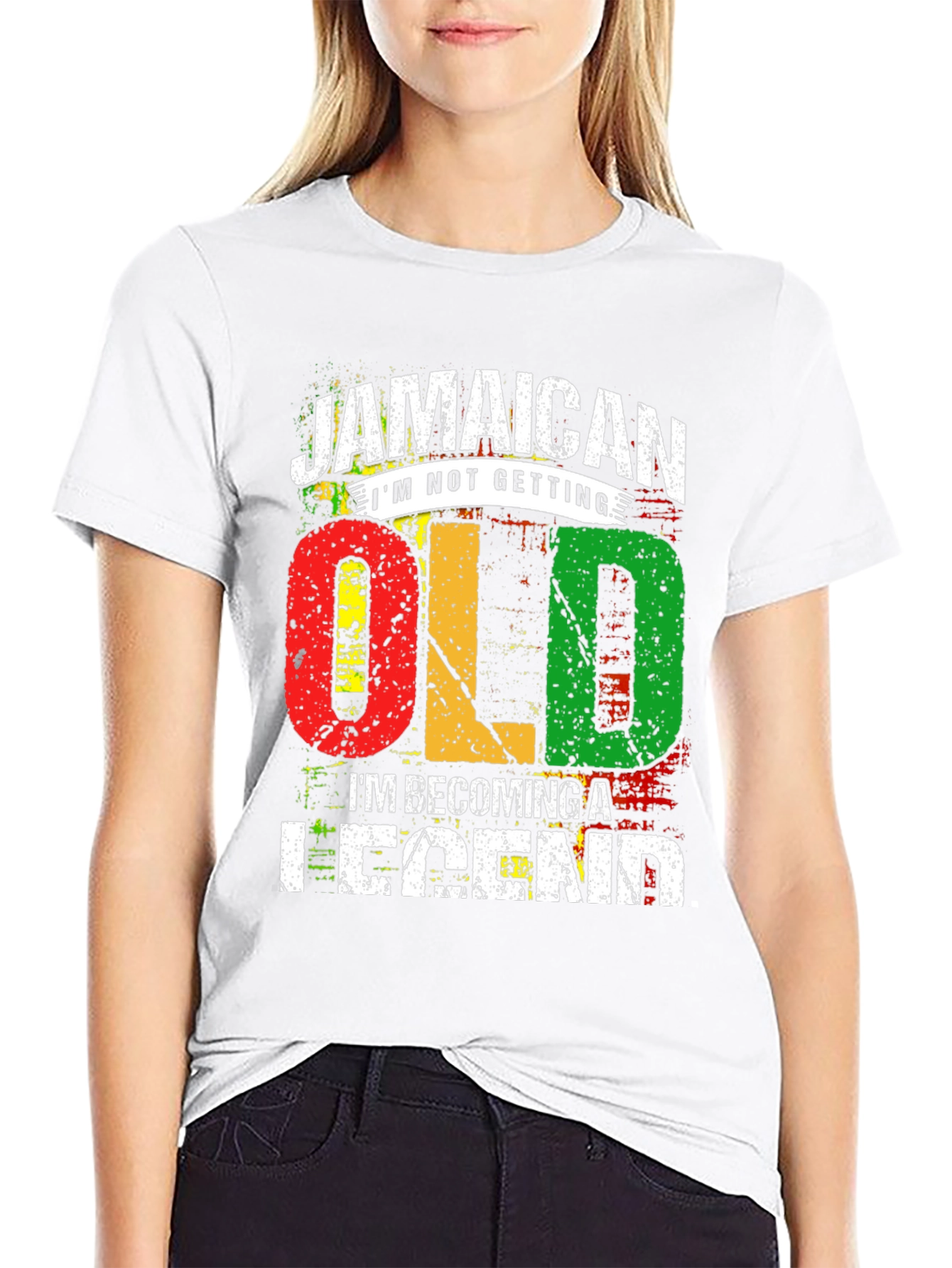 Jamaican Legend Graphic T-Shirt - Novelty Birthday Gift