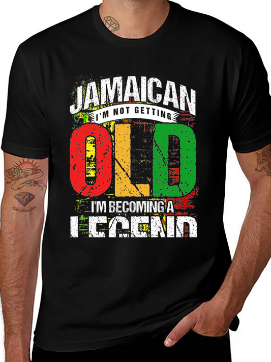 Jamaican Legend Graphic T-Shirt - Novelty Birthday Gift