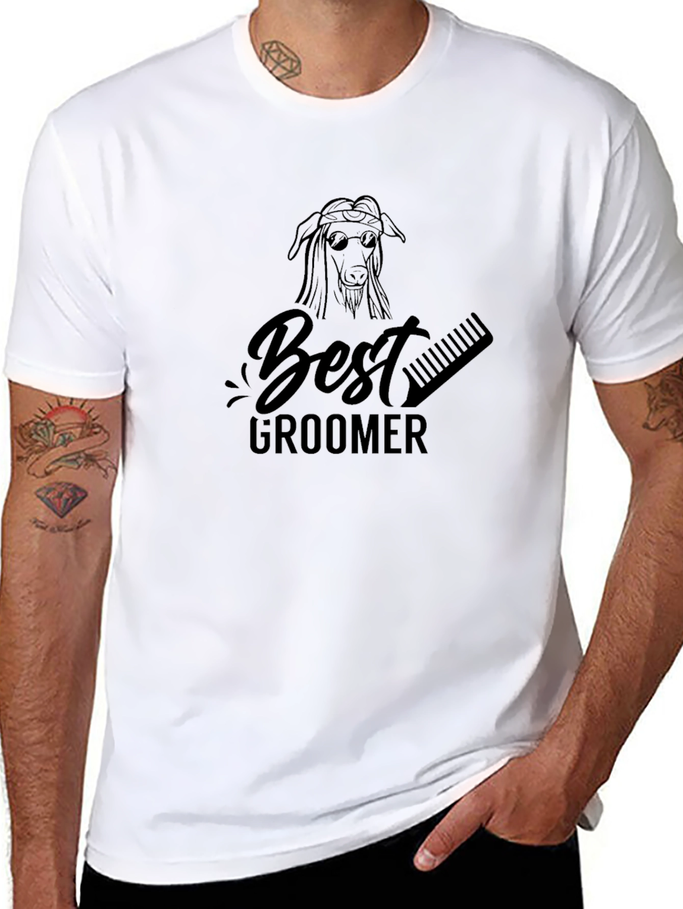 Best Groomer T-Shirt - Dog Grooming Tee