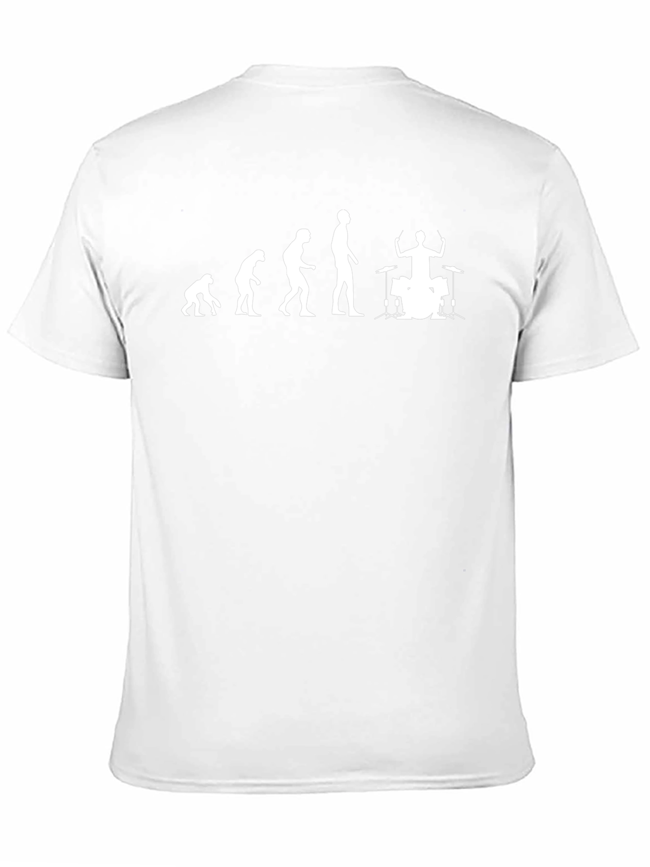 Evolution of Drumming Black T-Shirt