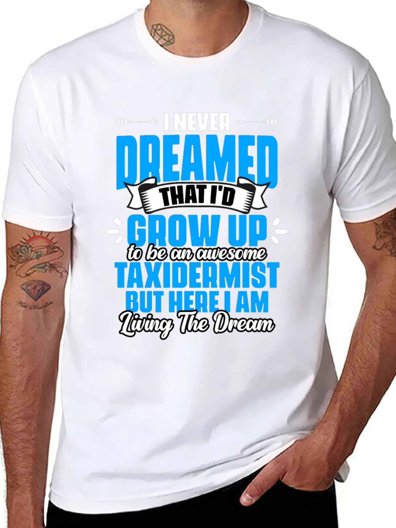 Awesome Taxidermist T-Shirt - Living the Dream