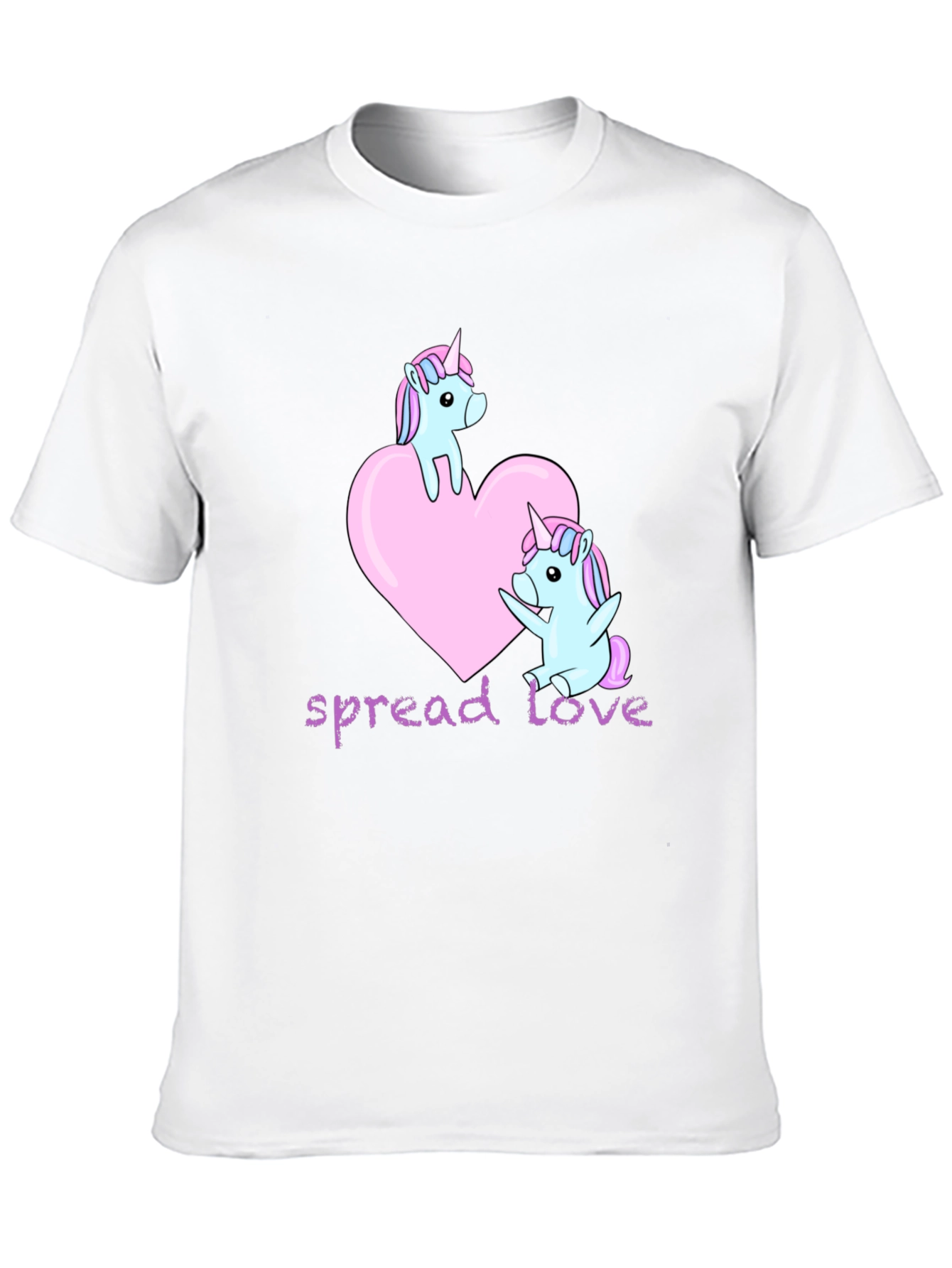 Unicorn Love Graphic T-Shirt