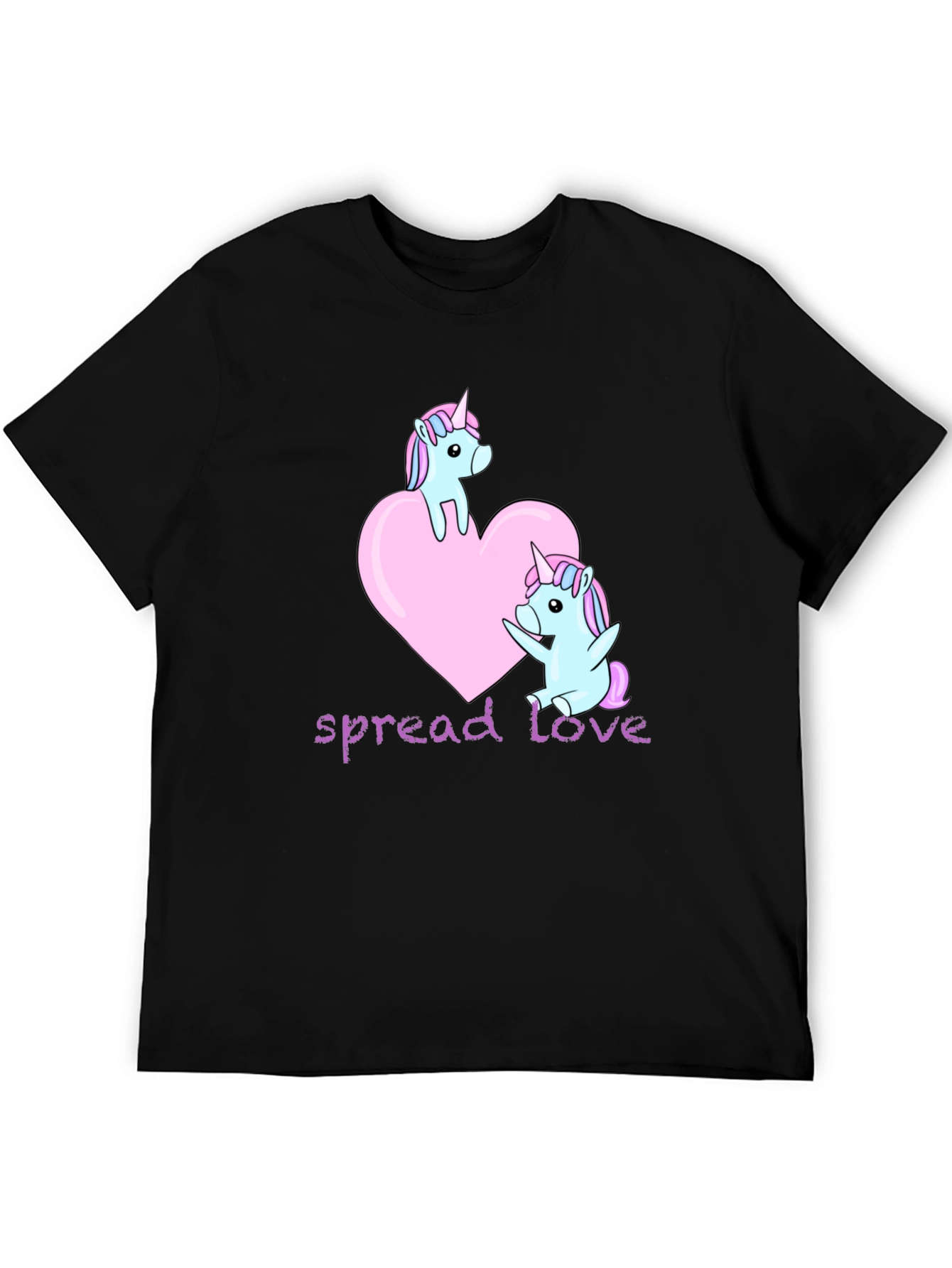 Unicorn Love Graphic T-Shirt