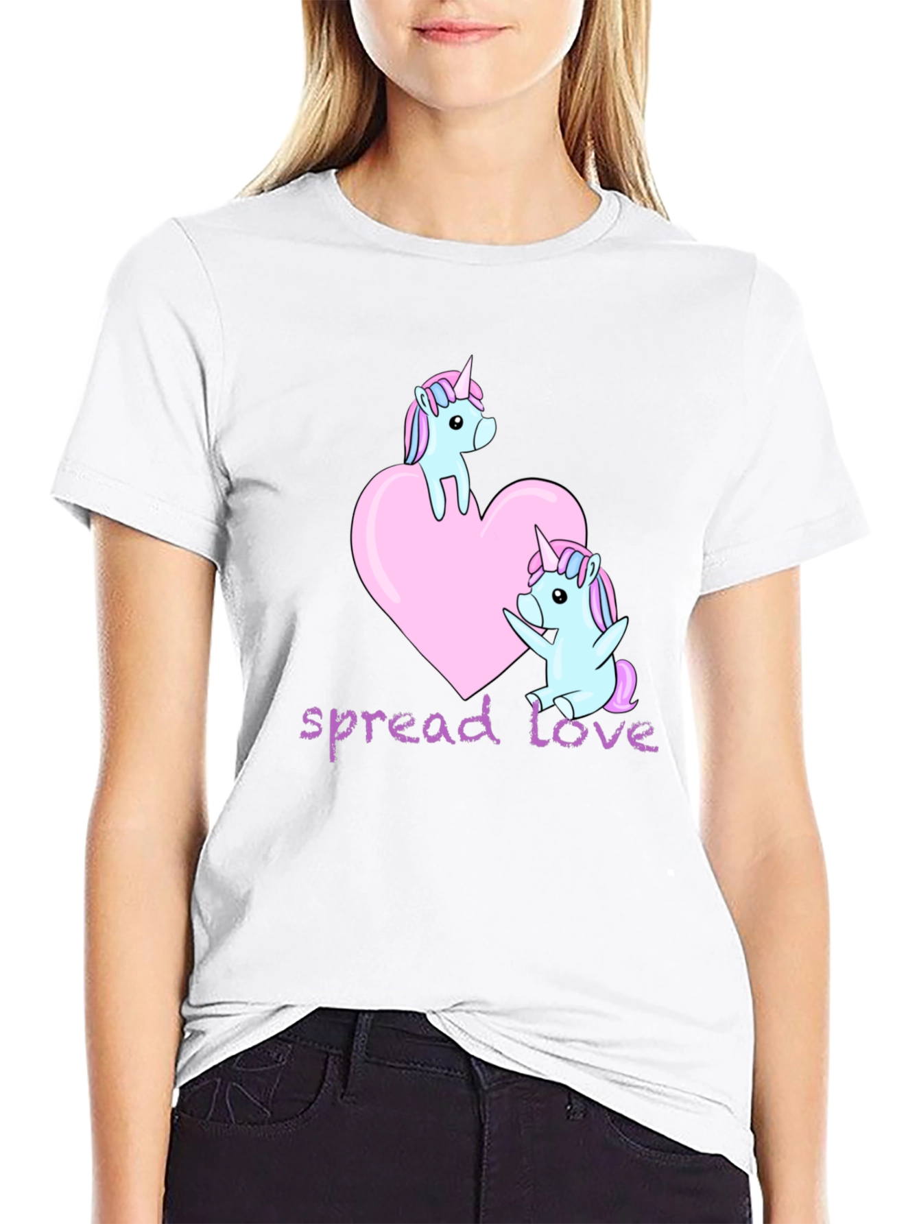 Unicorn Love Graphic T-Shirt