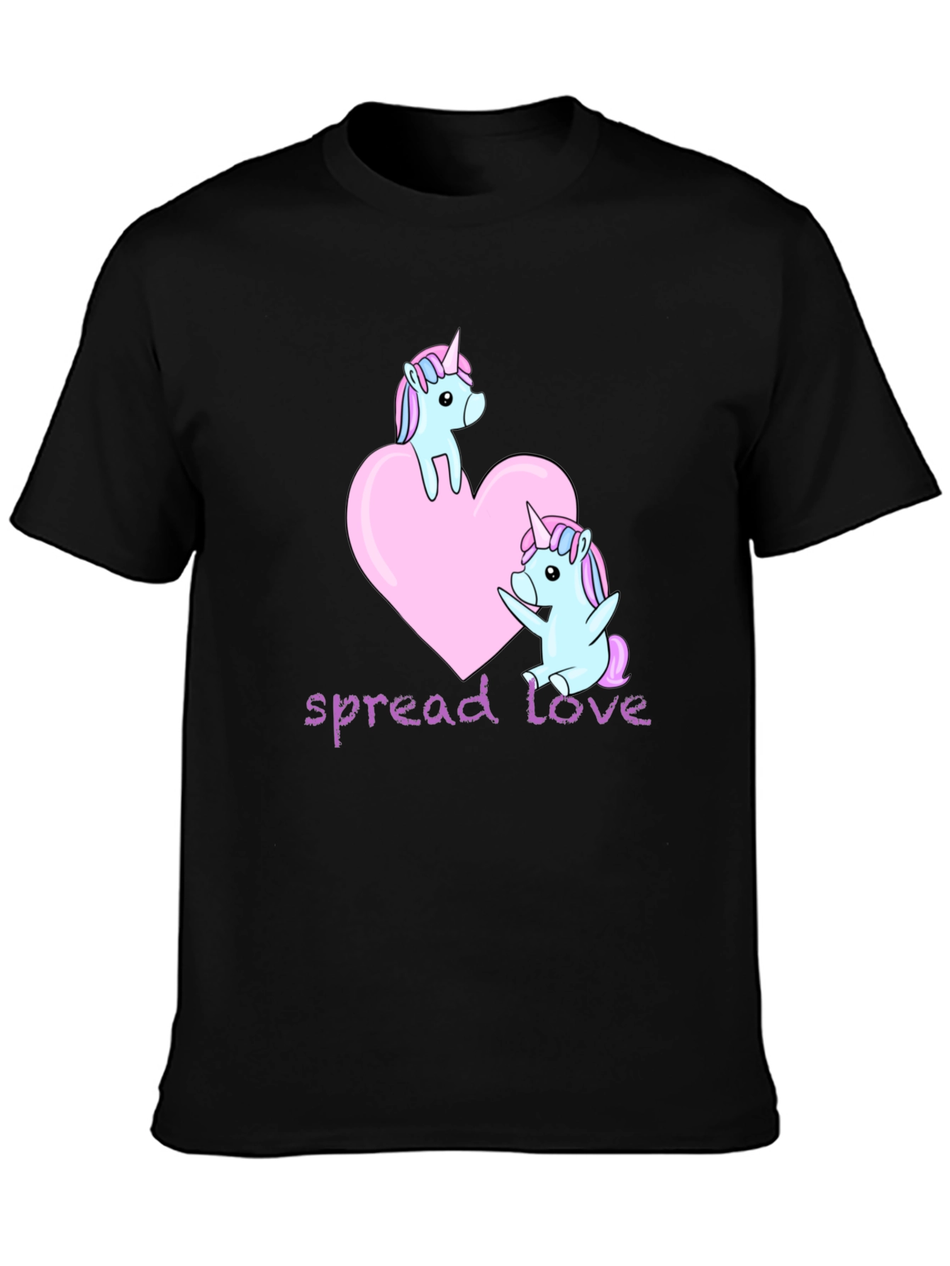 Unicorn Love Graphic T-Shirt