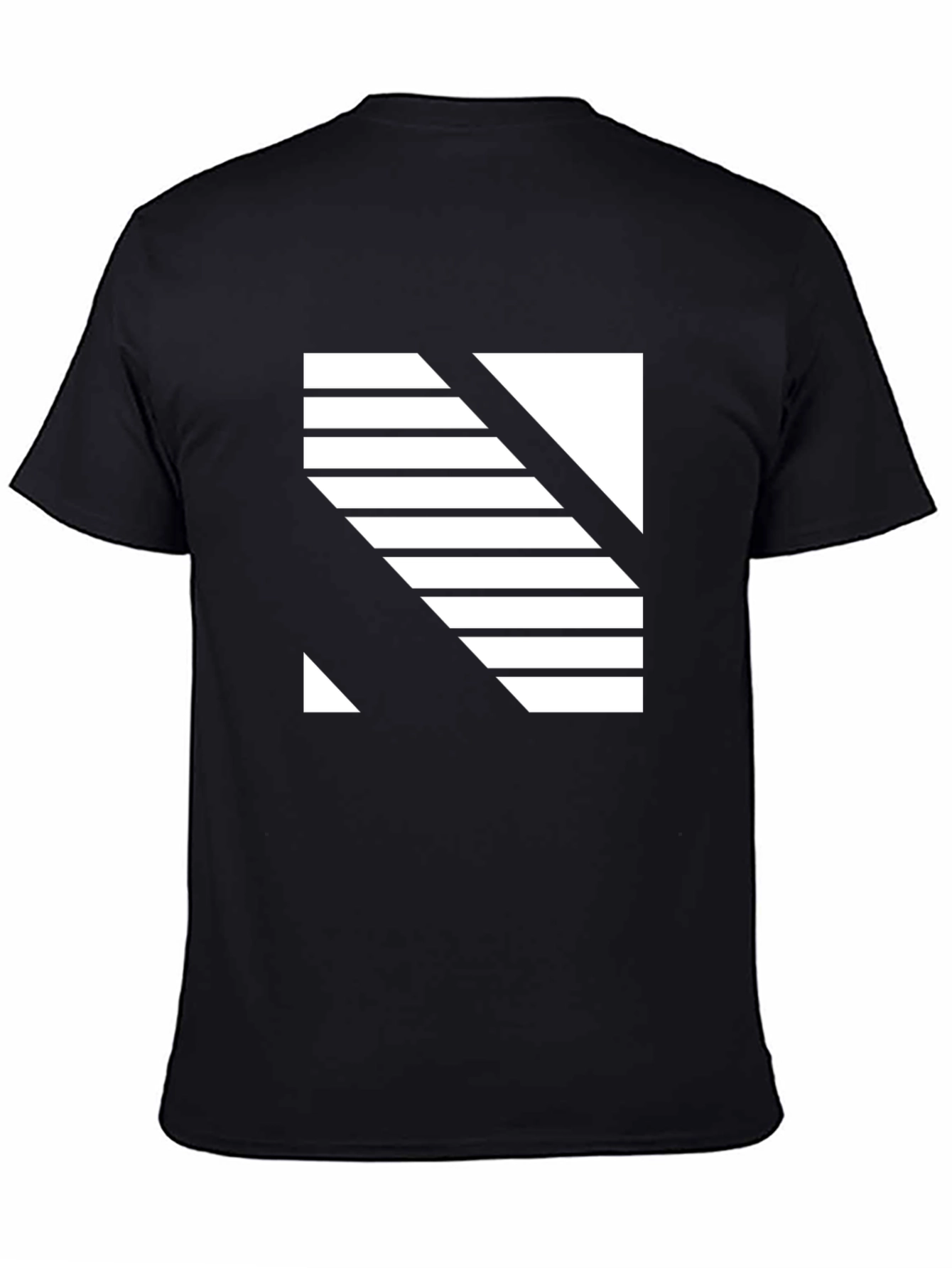 Modern Graphic Black T-Shirt