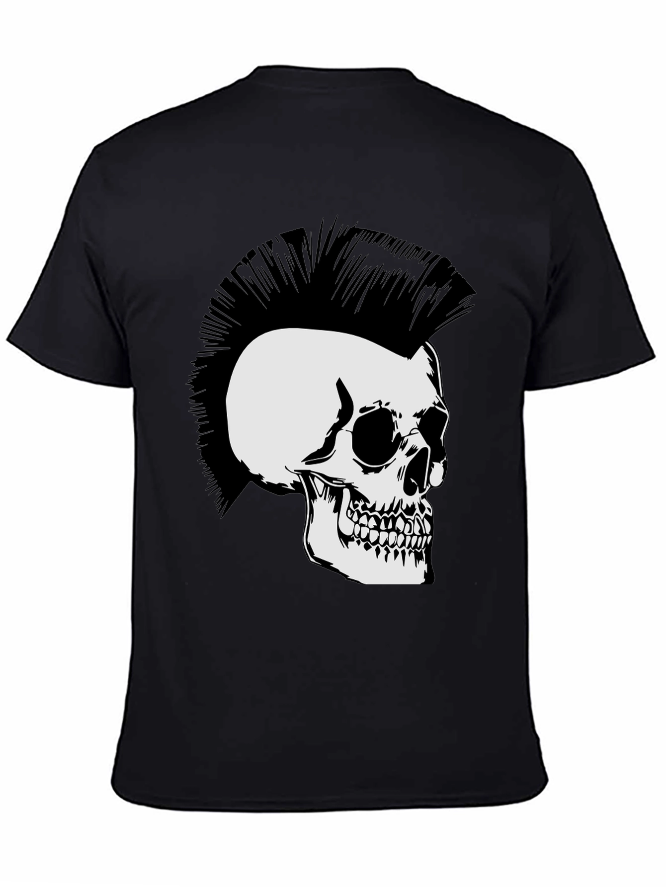 Punk Skull Graphic T-Shirt - Rocker Style