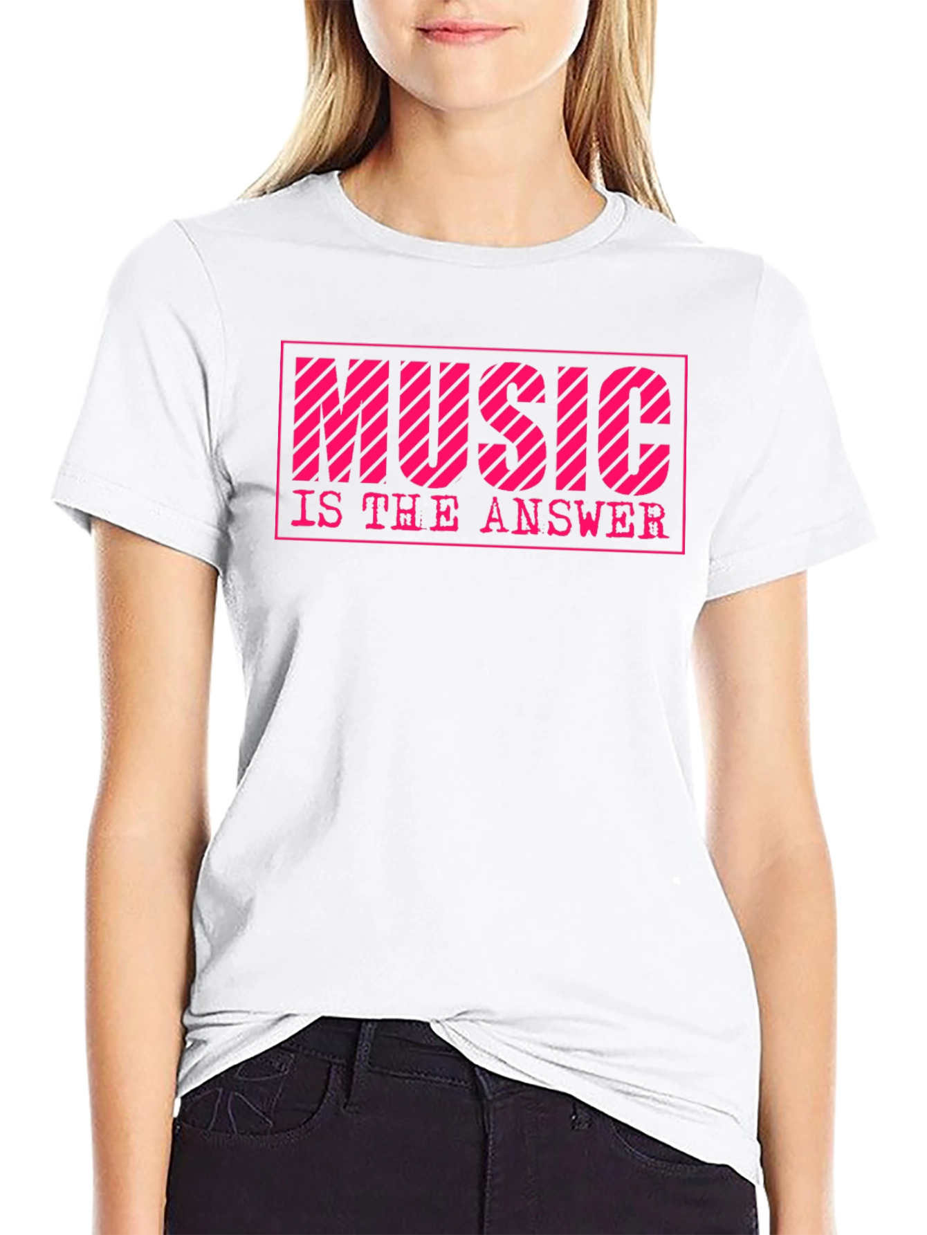 Music is the Answer Graphic T-Shirt