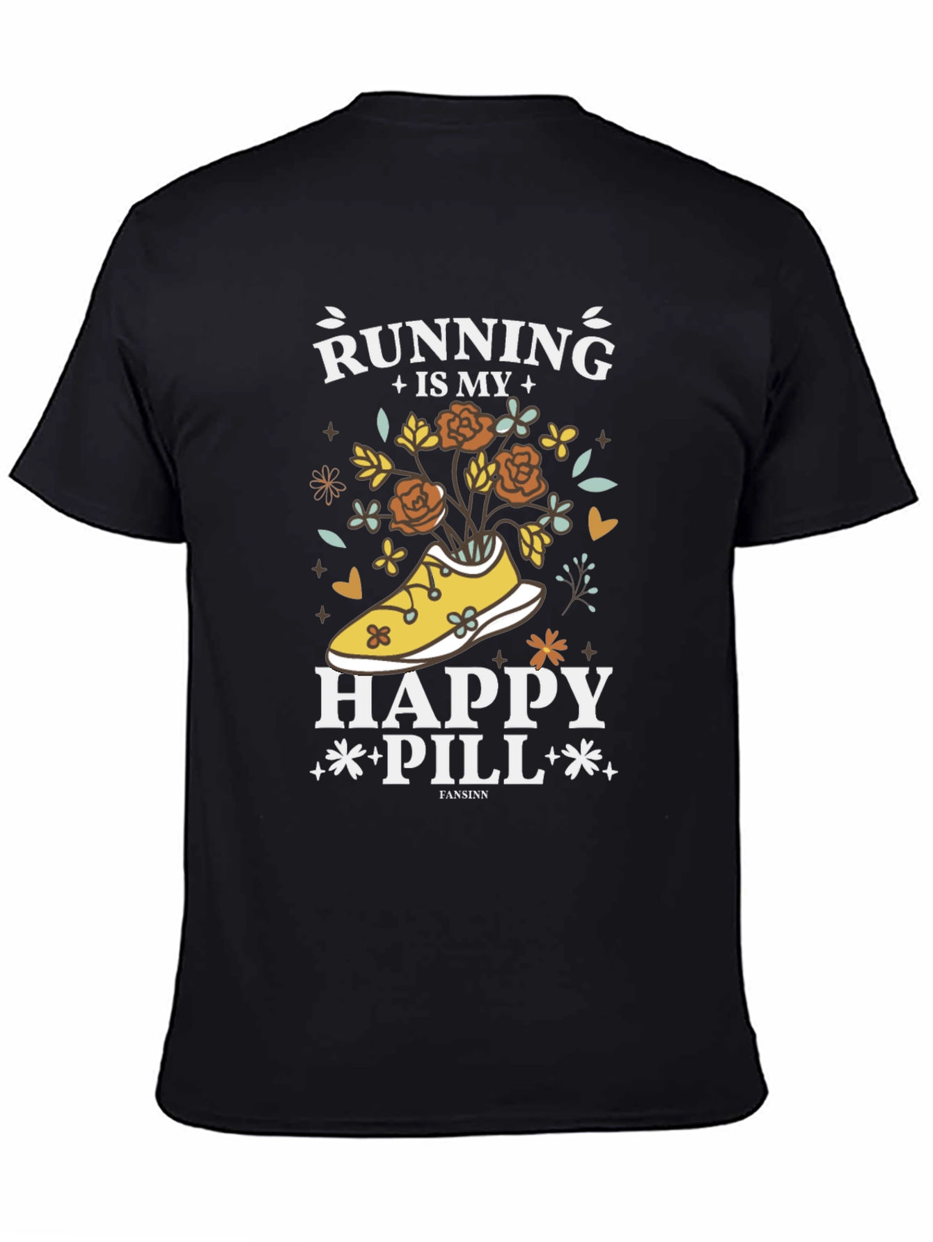 Running Is My Happy Pill T-Shirt