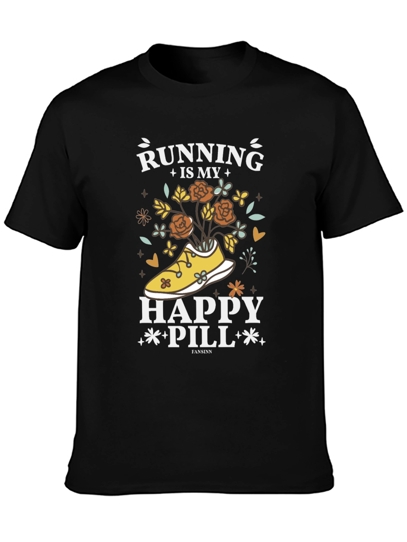 Running Is My Happy Pill T-Shirt