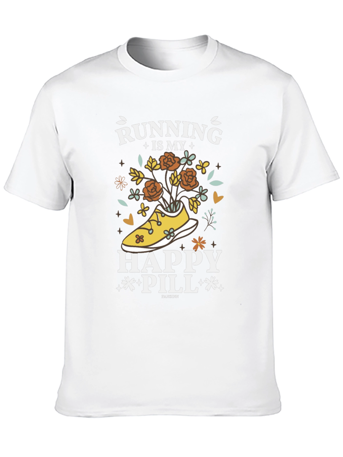 Running Is My Happy Pill T-Shirt