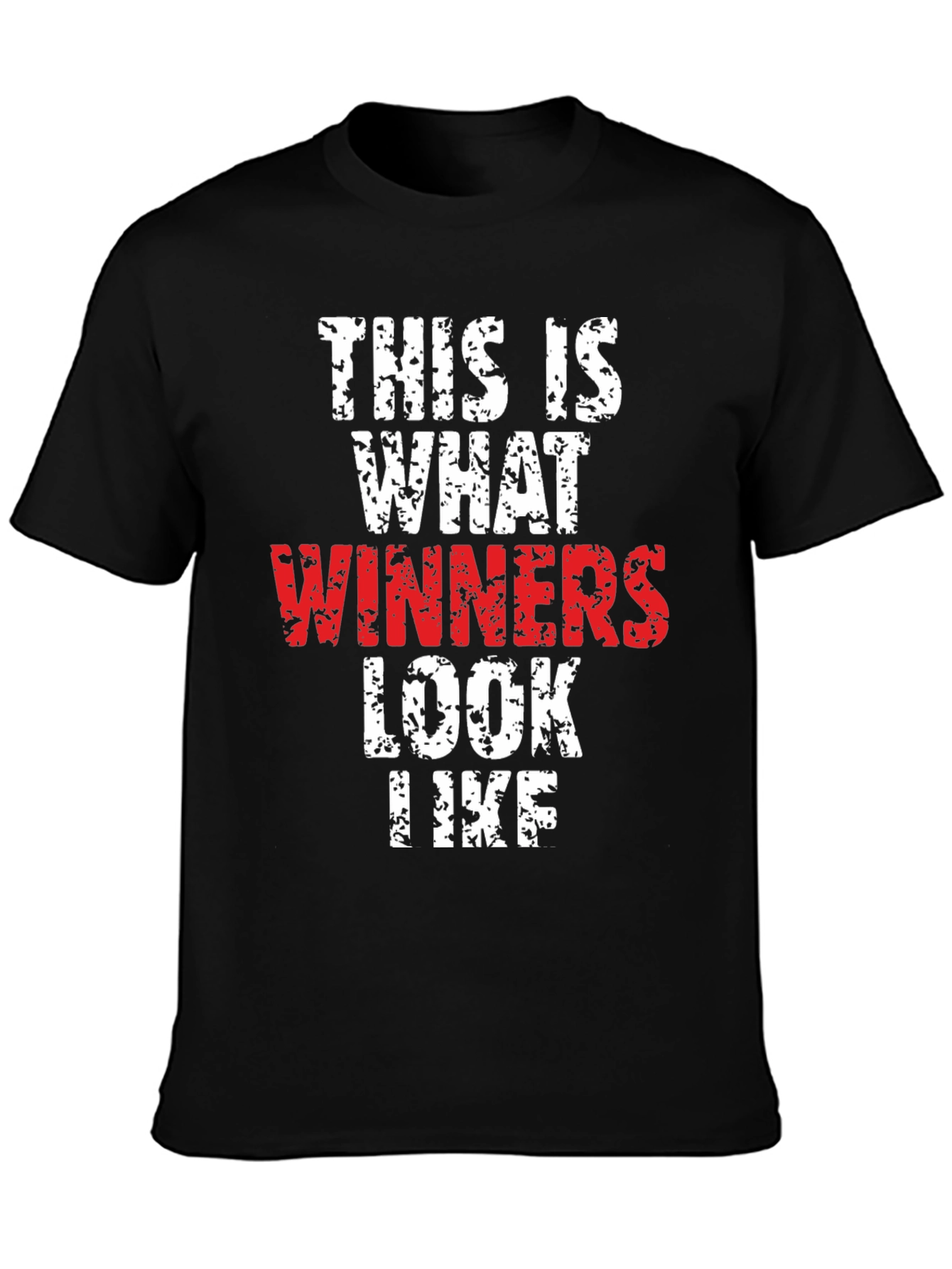 Winners T-Shirt - Motivational Black Tee
