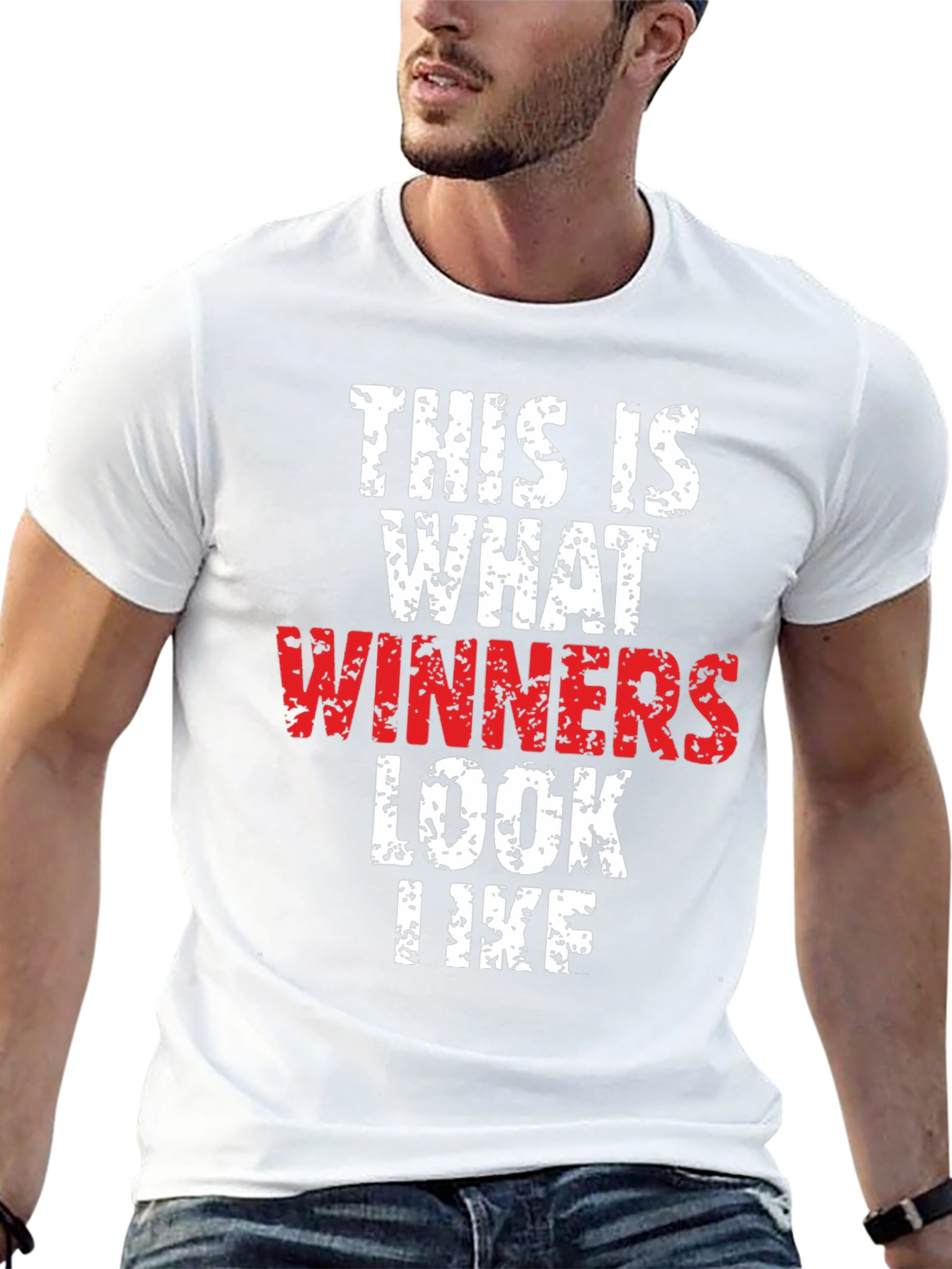 Winners T-Shirt - Motivational Black Tee