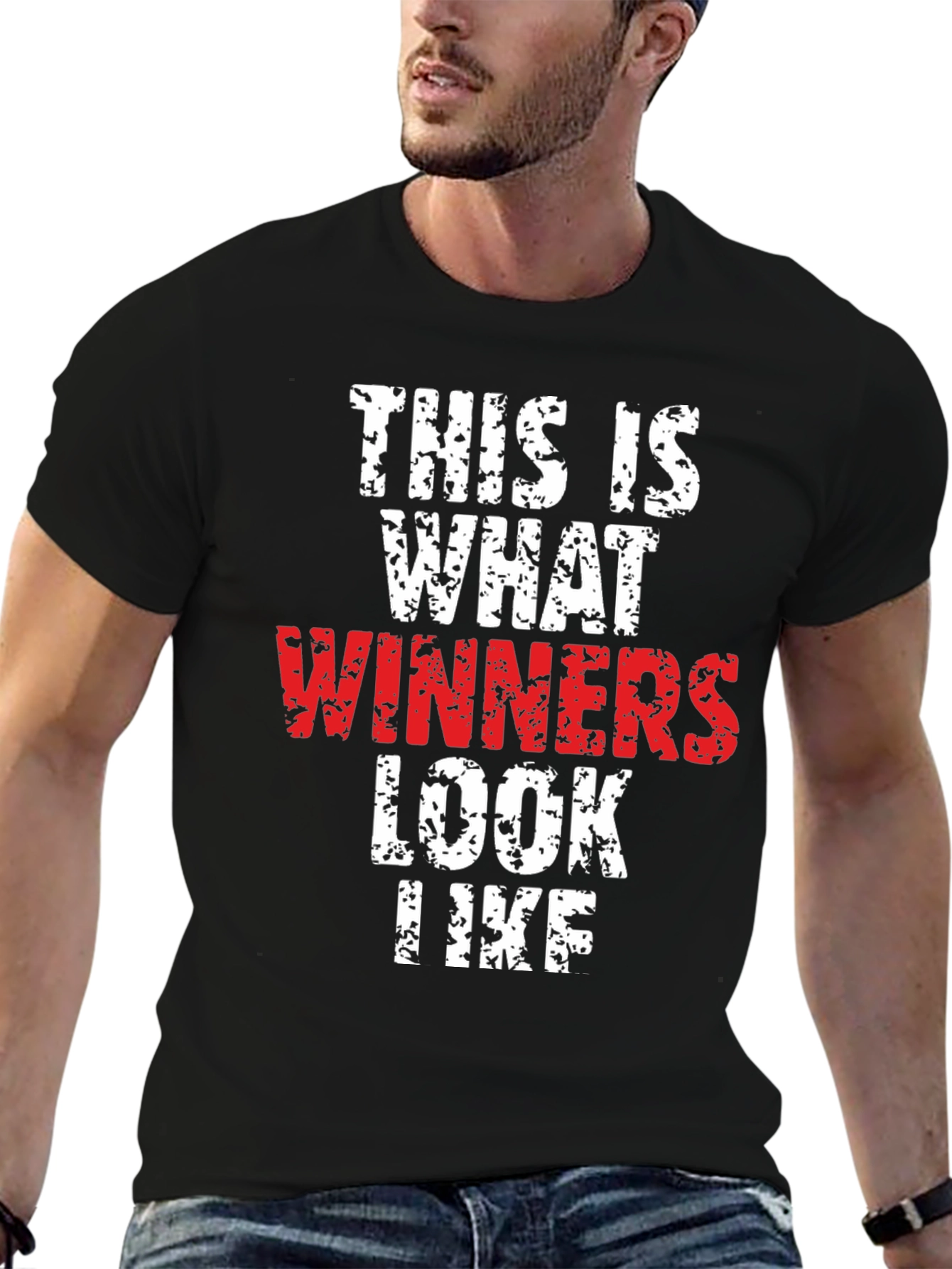 Winners T-Shirt - Motivational Black Tee