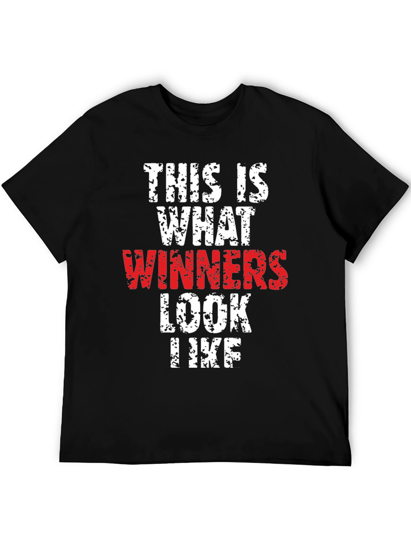 Winners T-Shirt - Motivational Black Tee