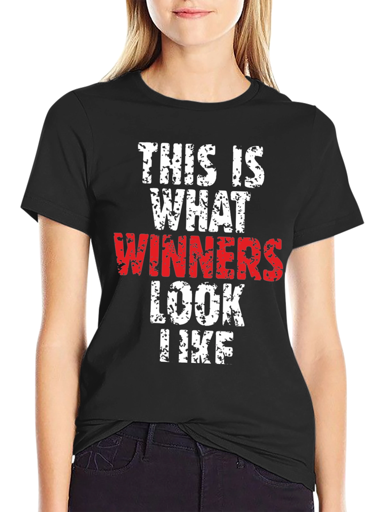Winners T-Shirt - Motivational Black Tee