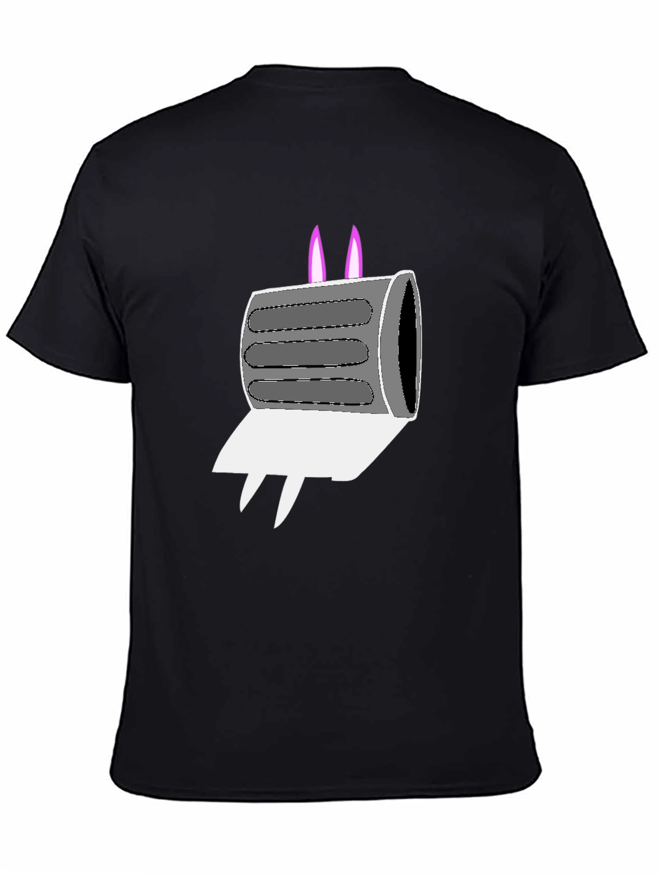 Cartoon Toaster Bunny Graphic Tee