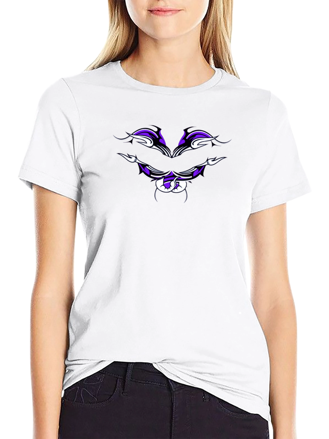 Tribal Scorpion Graphic Black Tee