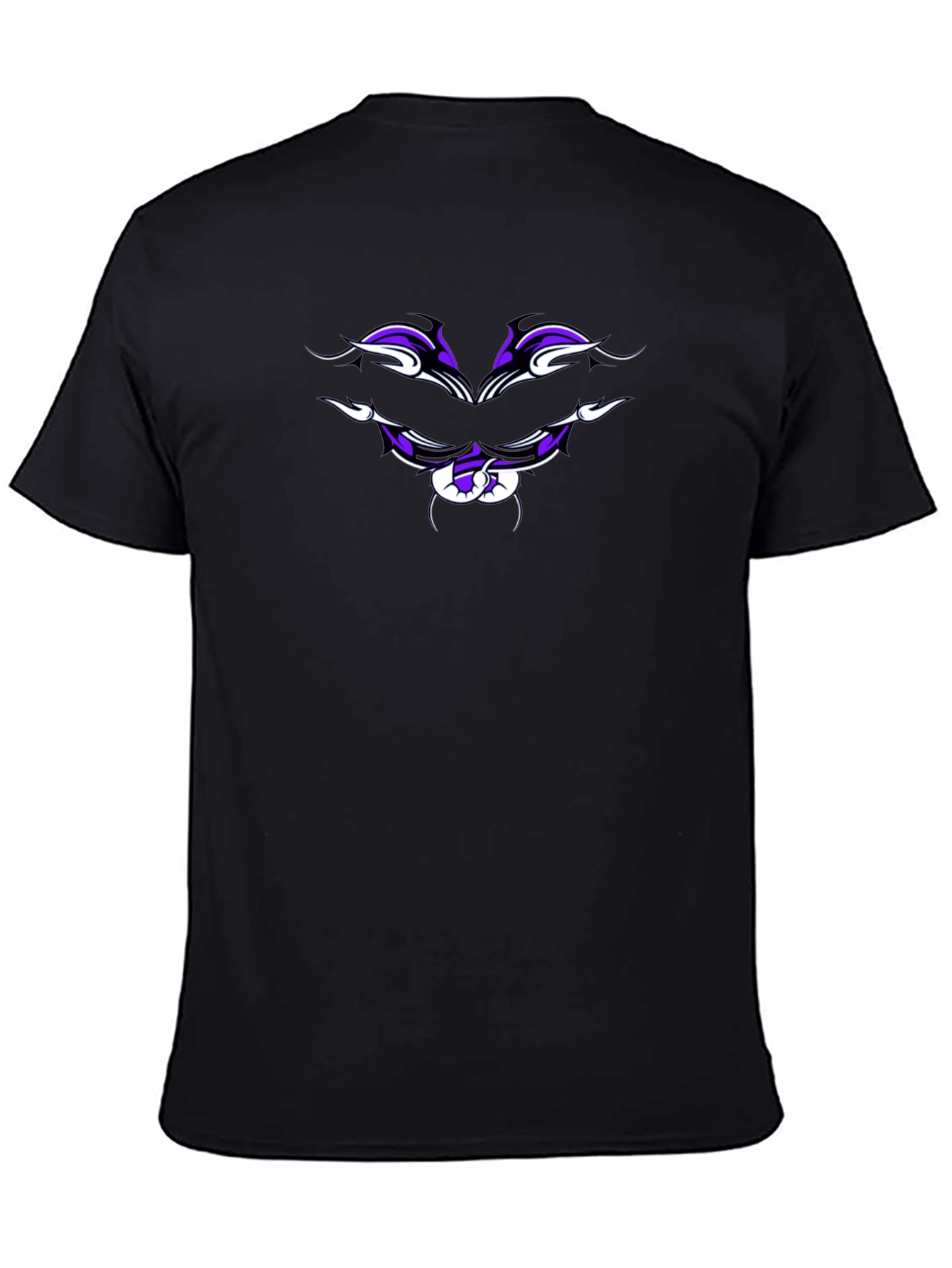 Tribal Scorpion Graphic Black Tee