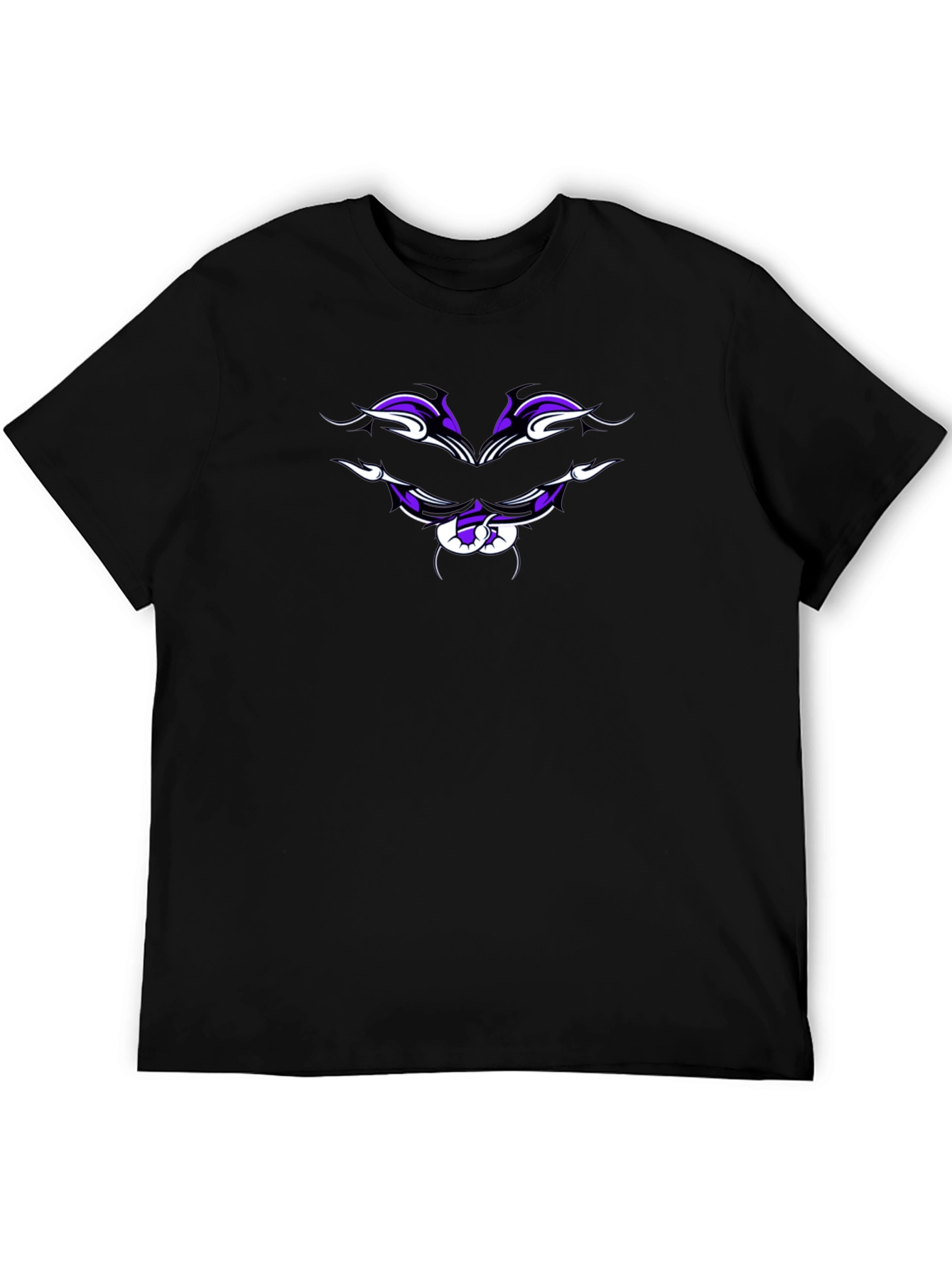 Tribal Scorpion Graphic Black Tee