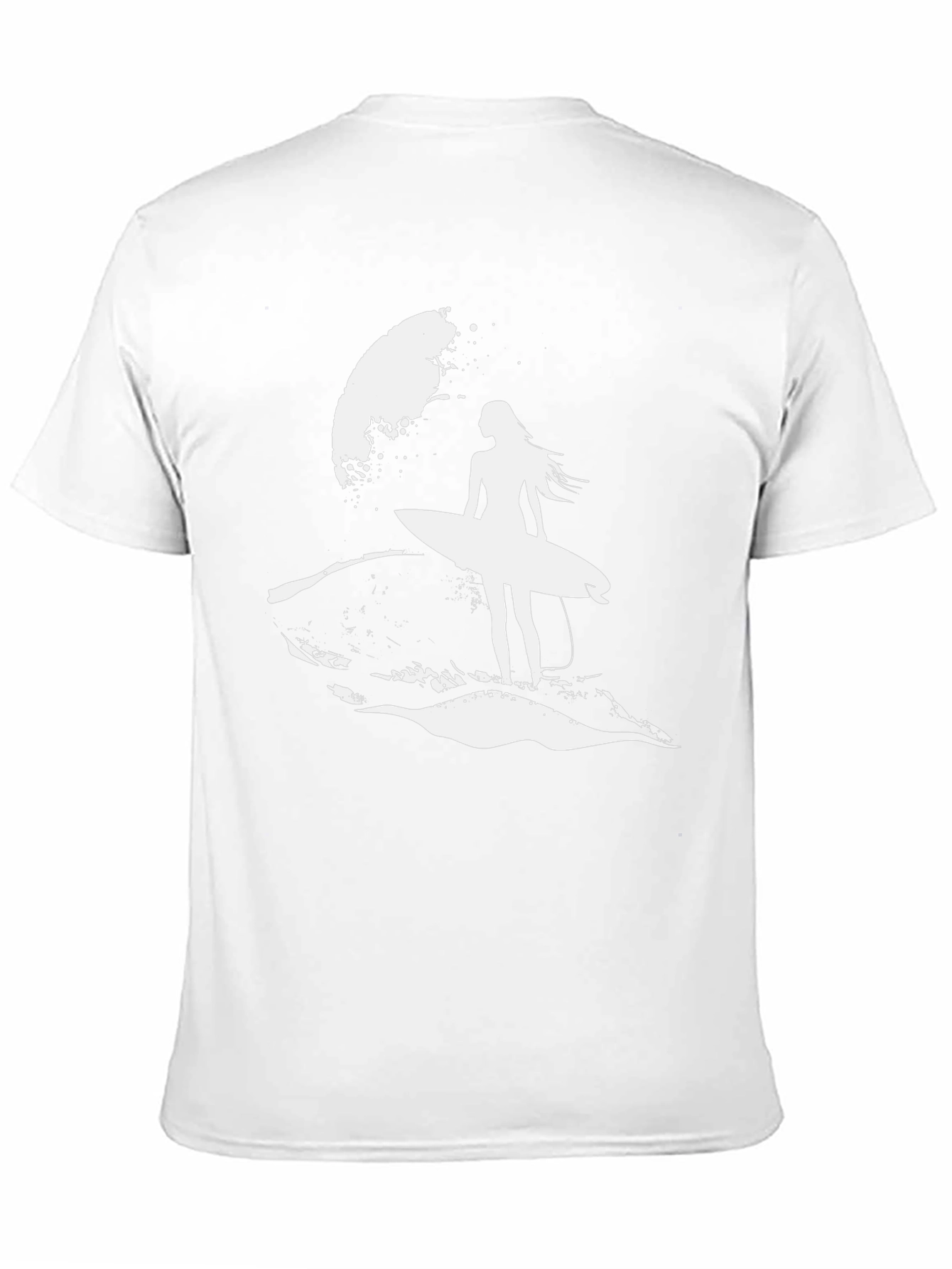 Surfer Girl Silhouette T-Shirt