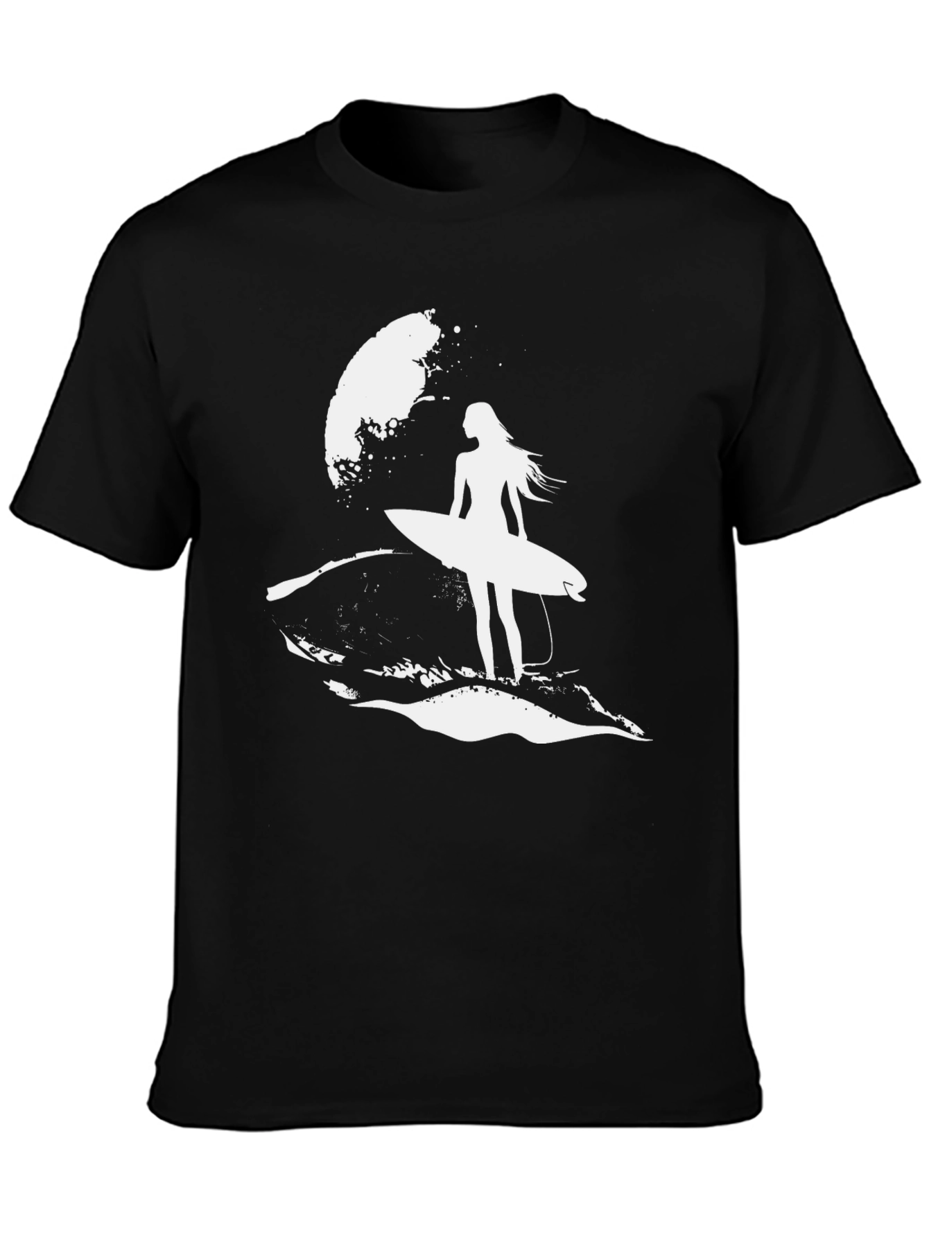Surfer Girl Silhouette T-Shirt