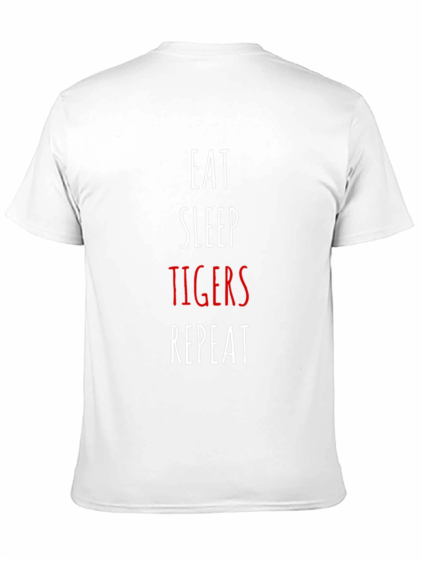 Eat Sleep Tigers Repeat Graphic T-Shirt