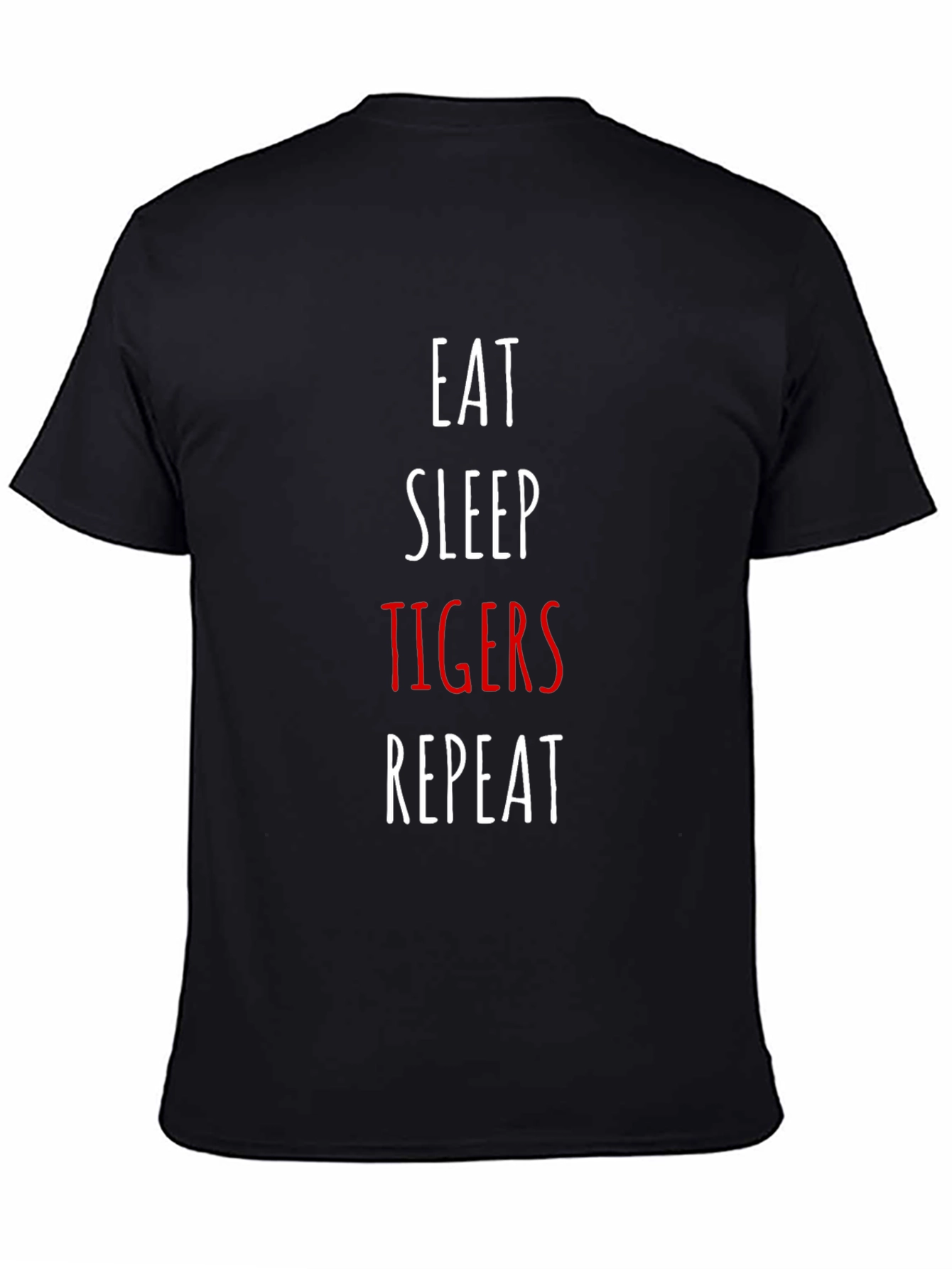 Eat Sleep Tigers Repeat Graphic T-Shirt