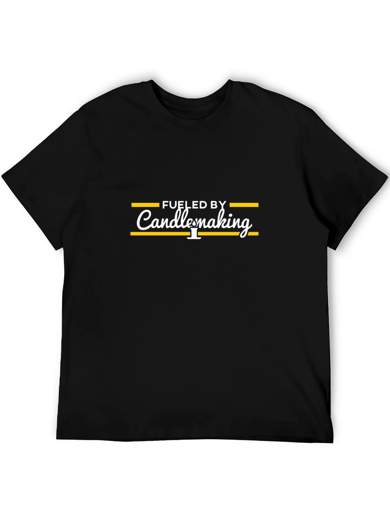 Fueled By Candlemaking Black T-Shirt