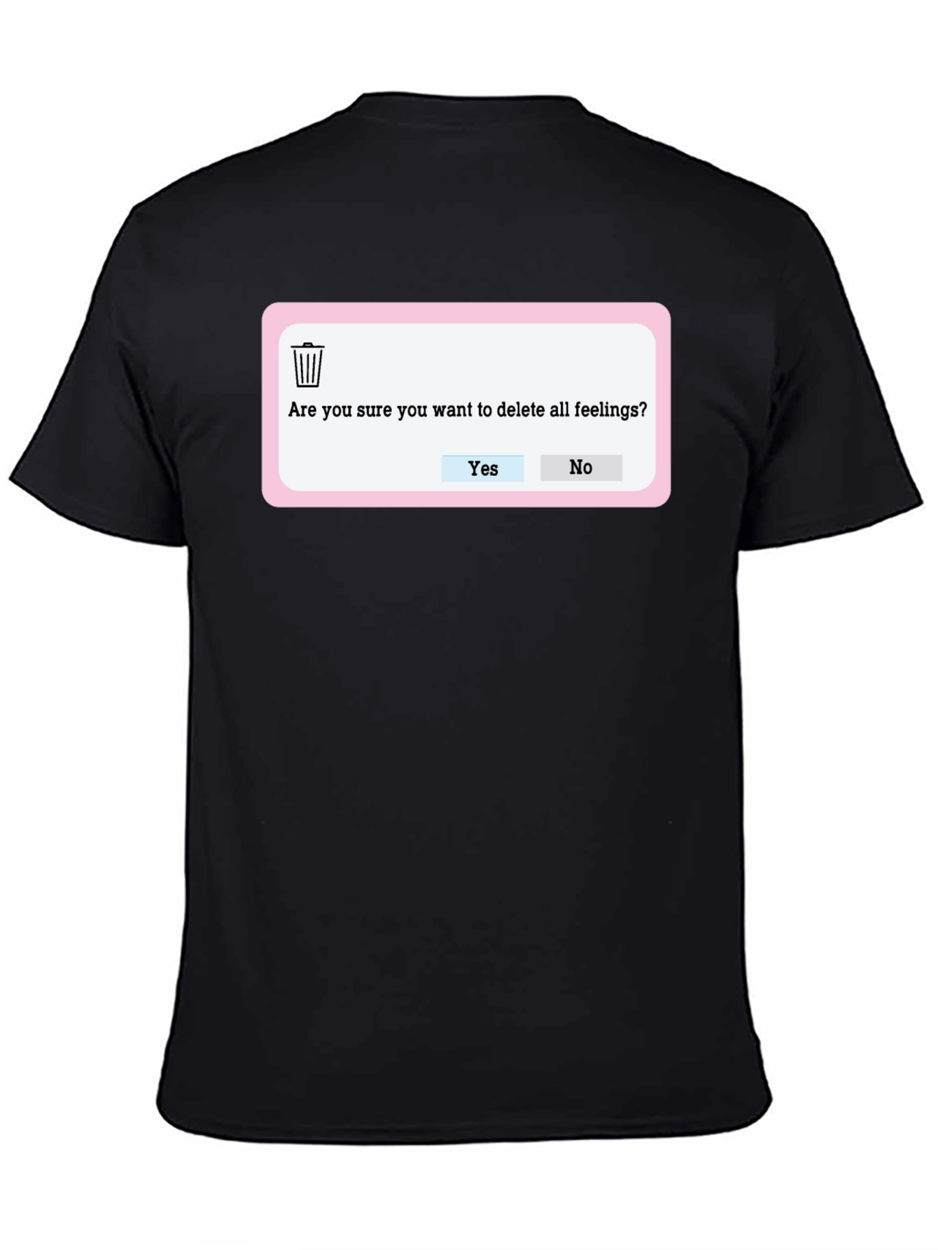 Delete Feelings T-Shirt - Funny Graphic Tee