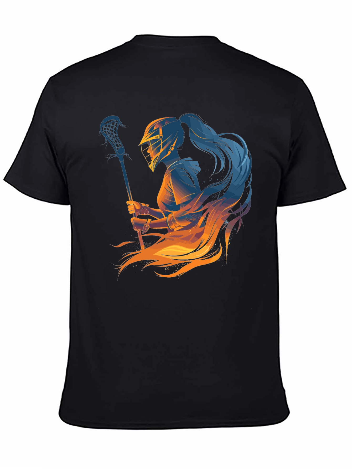 Lacrosse Player Graphic Tee