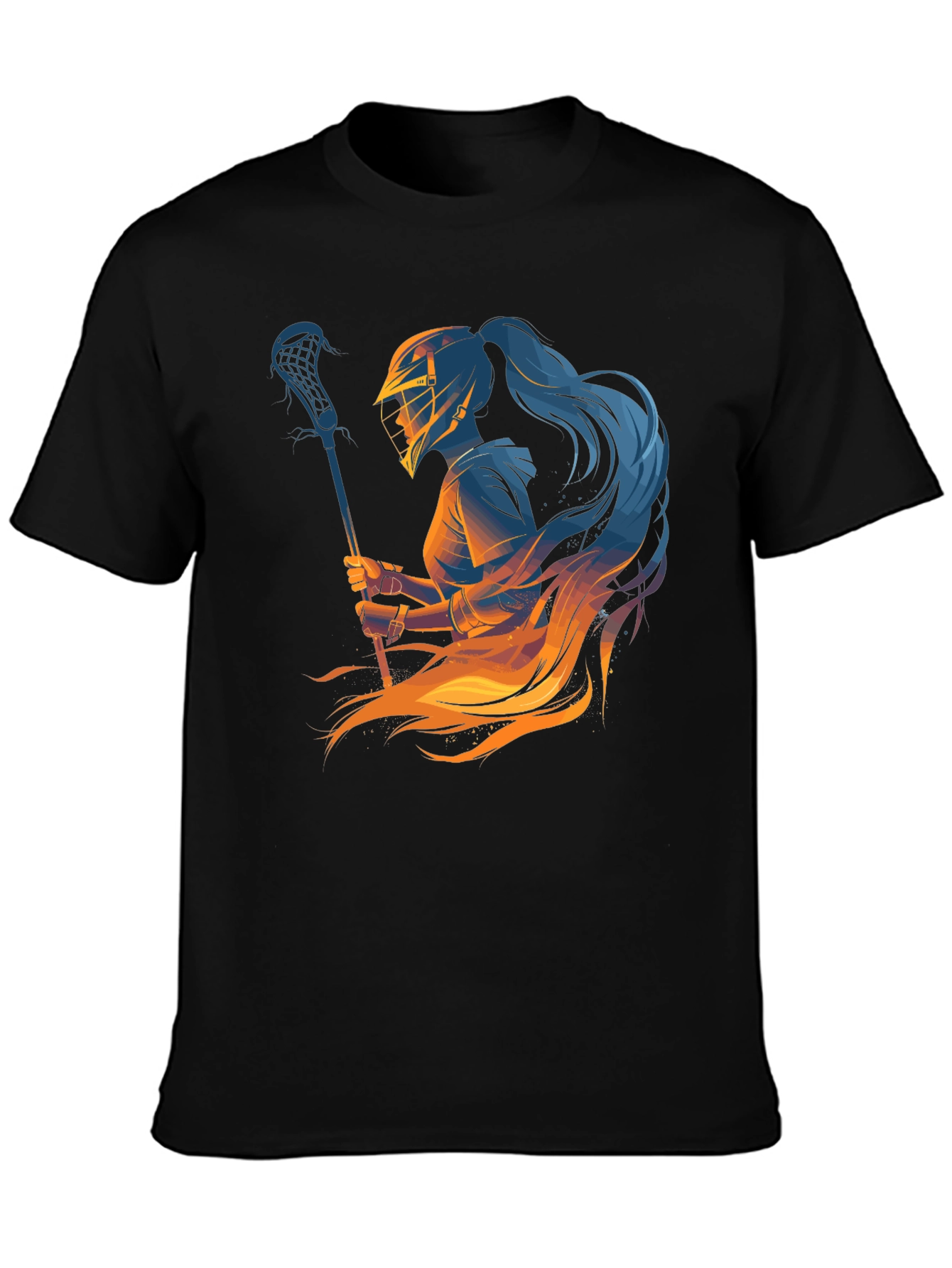 Lacrosse Player Graphic Tee