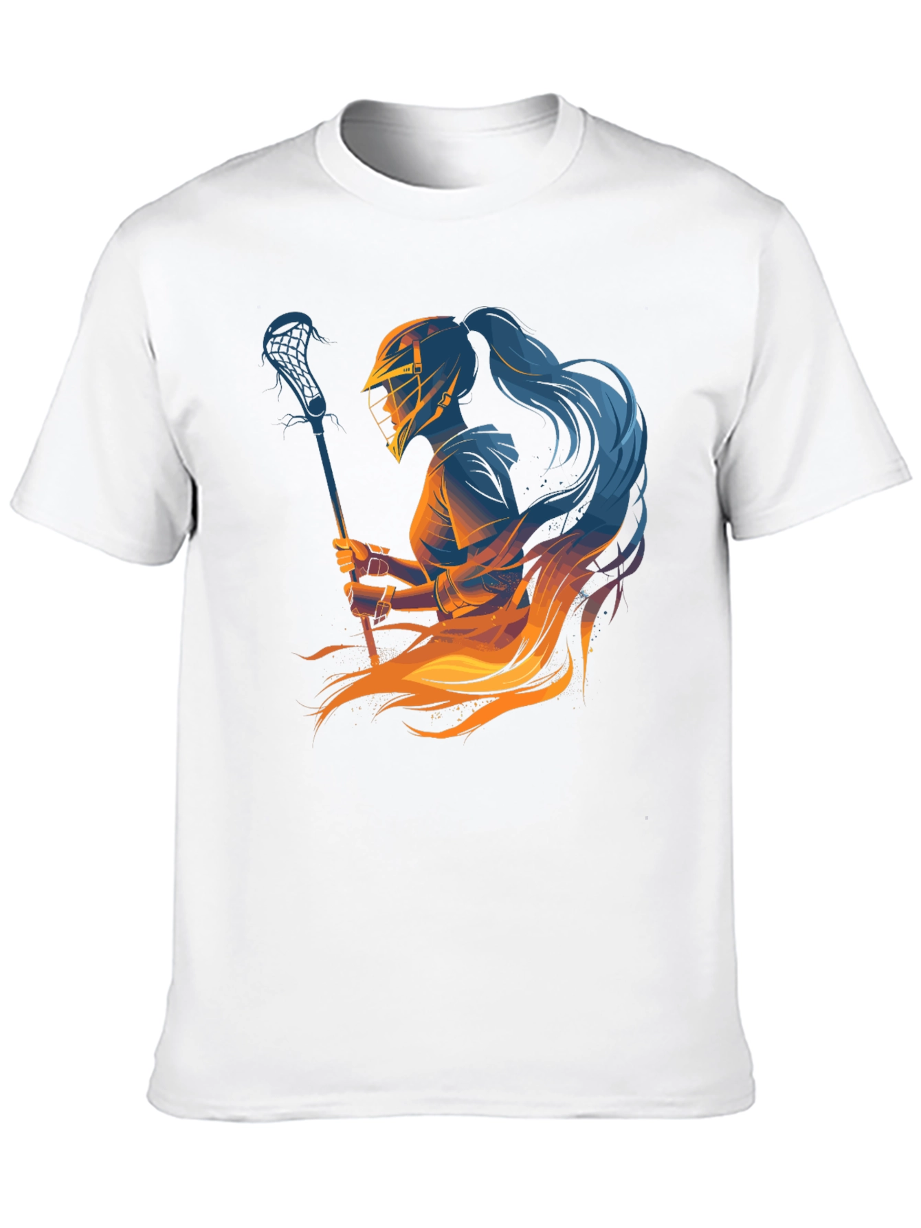 Lacrosse Player Graphic Tee