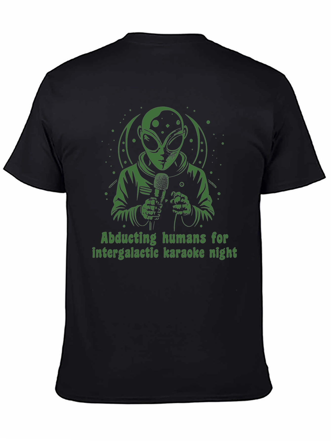 Intergalactic Karaoke T-Shirt: Alien Abduction Humor