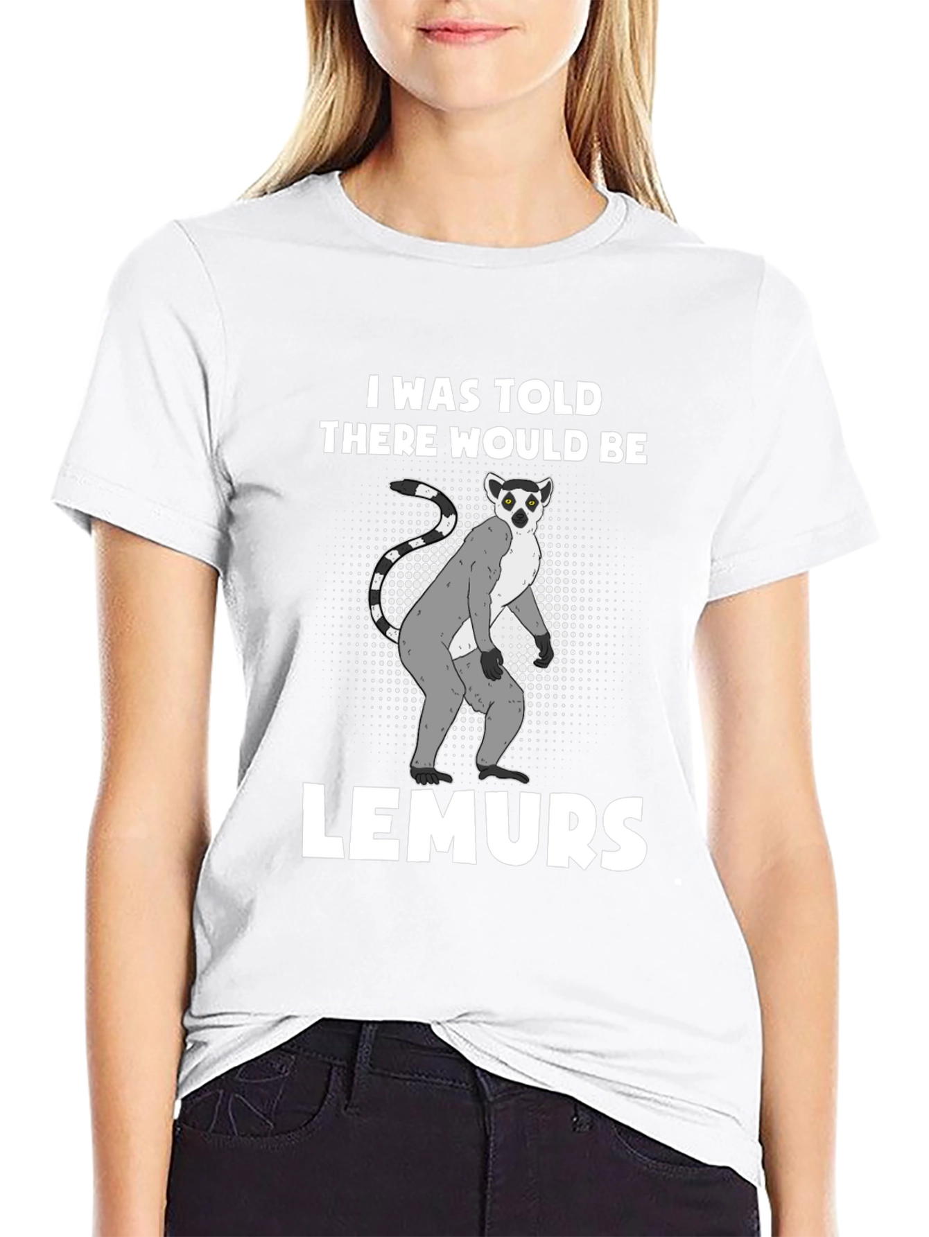 Lemurs Told Graphic T-Shirt - Novelty Tee