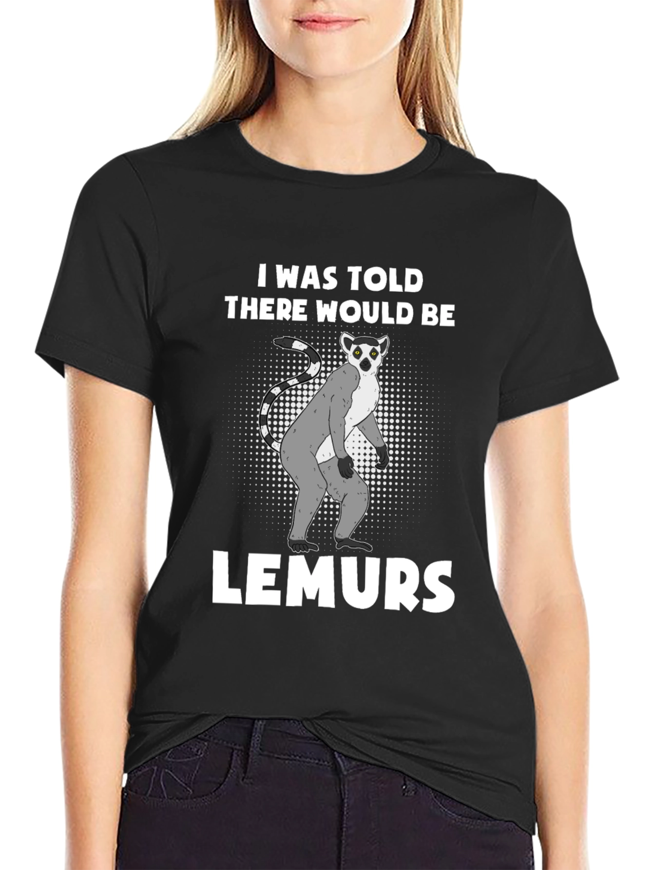Lemurs Told Graphic T-Shirt - Novelty Tee