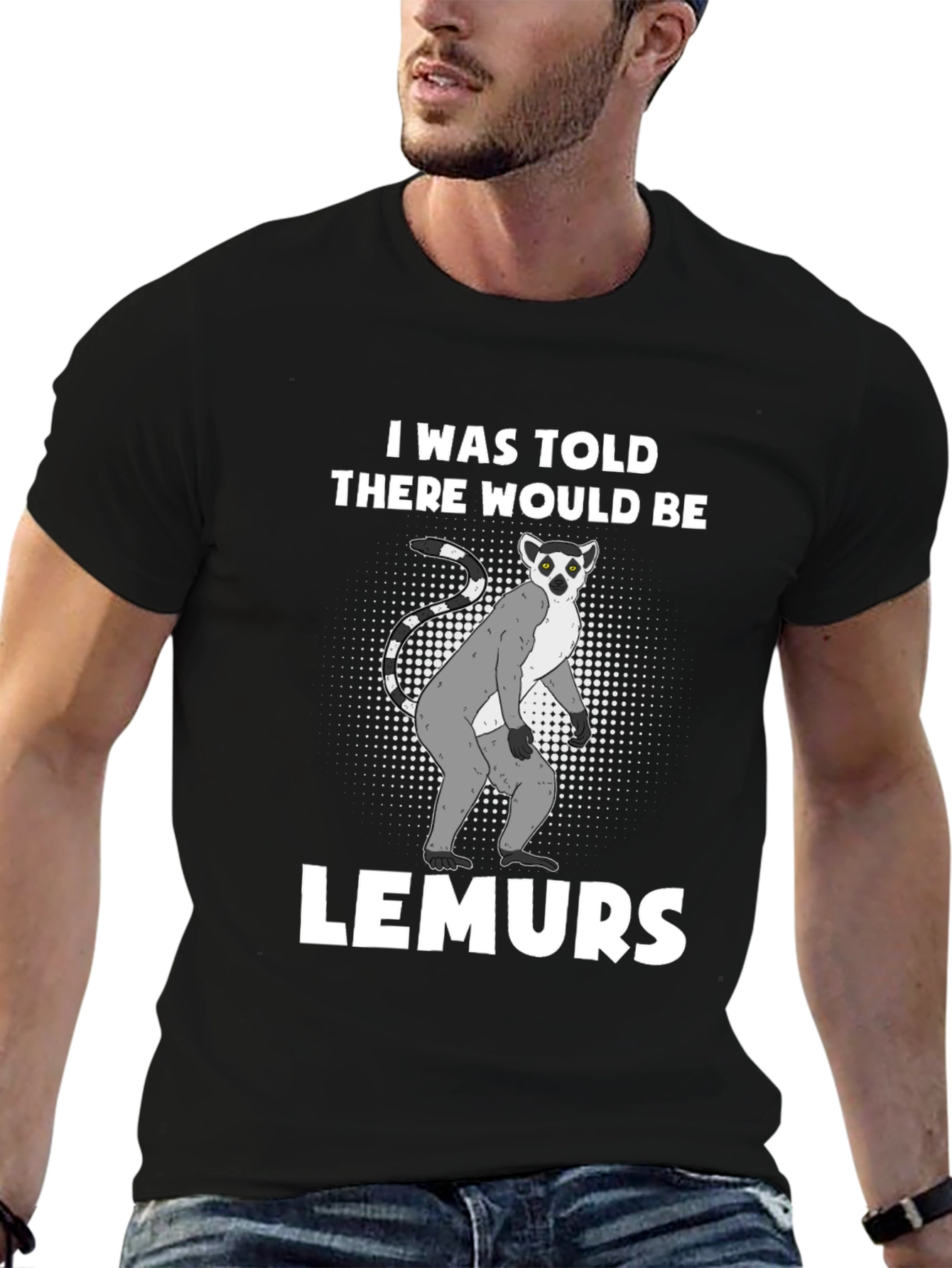 Lemurs Told Graphic T-Shirt - Novelty Tee