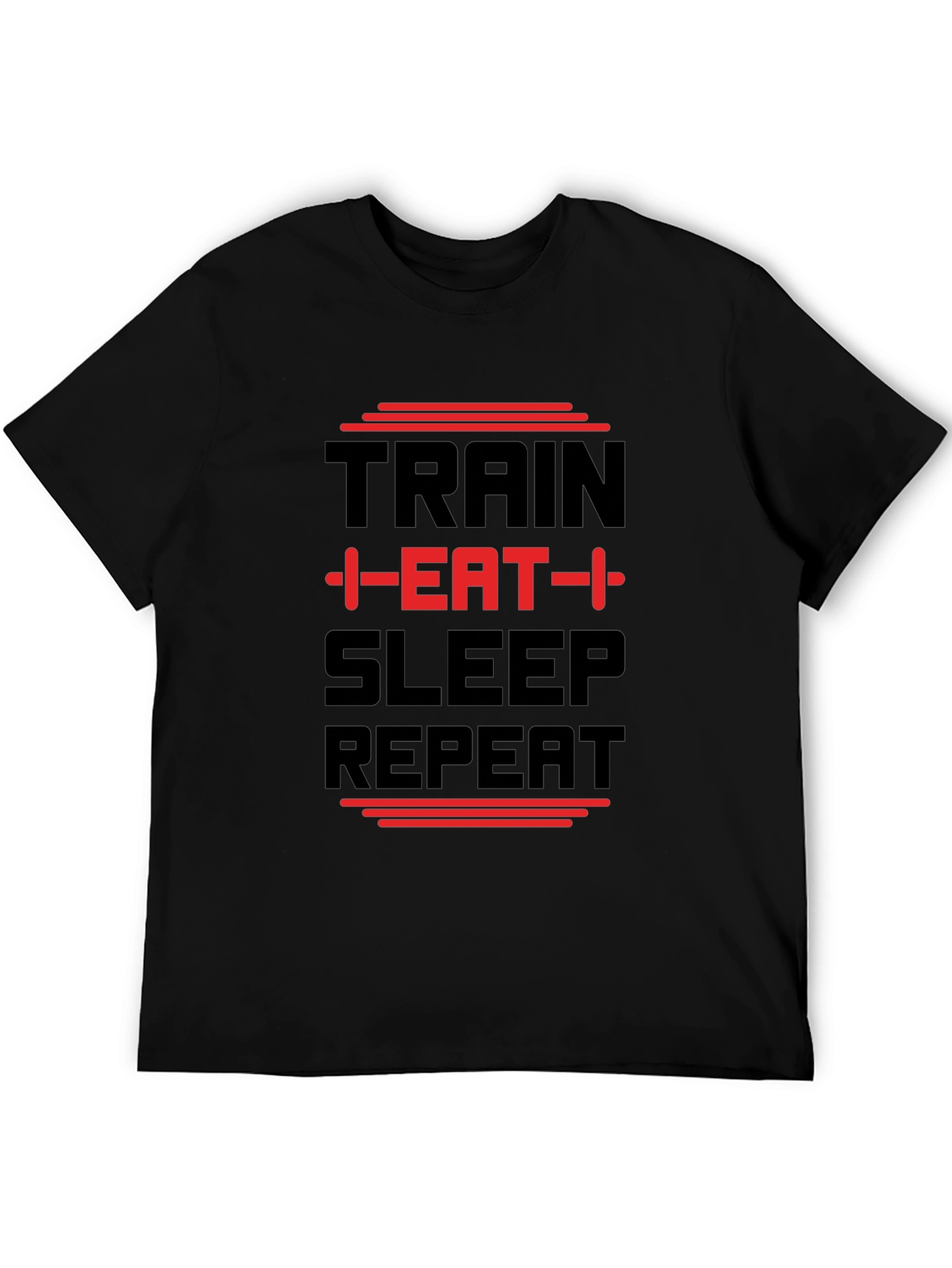 Train Eat Sleep Repeat Graphic T-Shirt