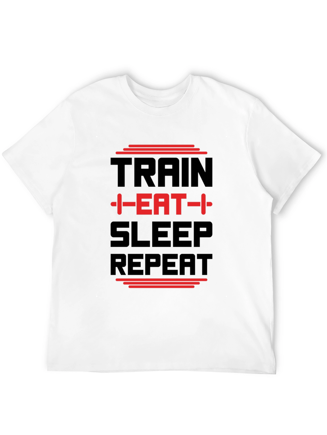 Train Eat Sleep Repeat Graphic T-Shirt